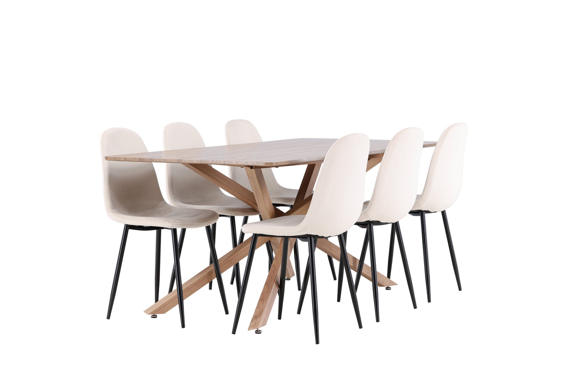 Venture Home Piazza spisebord with Polar Spisebordsstol