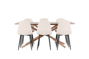 Venture Home Piazza spisebord with Polar Spisebordsstol