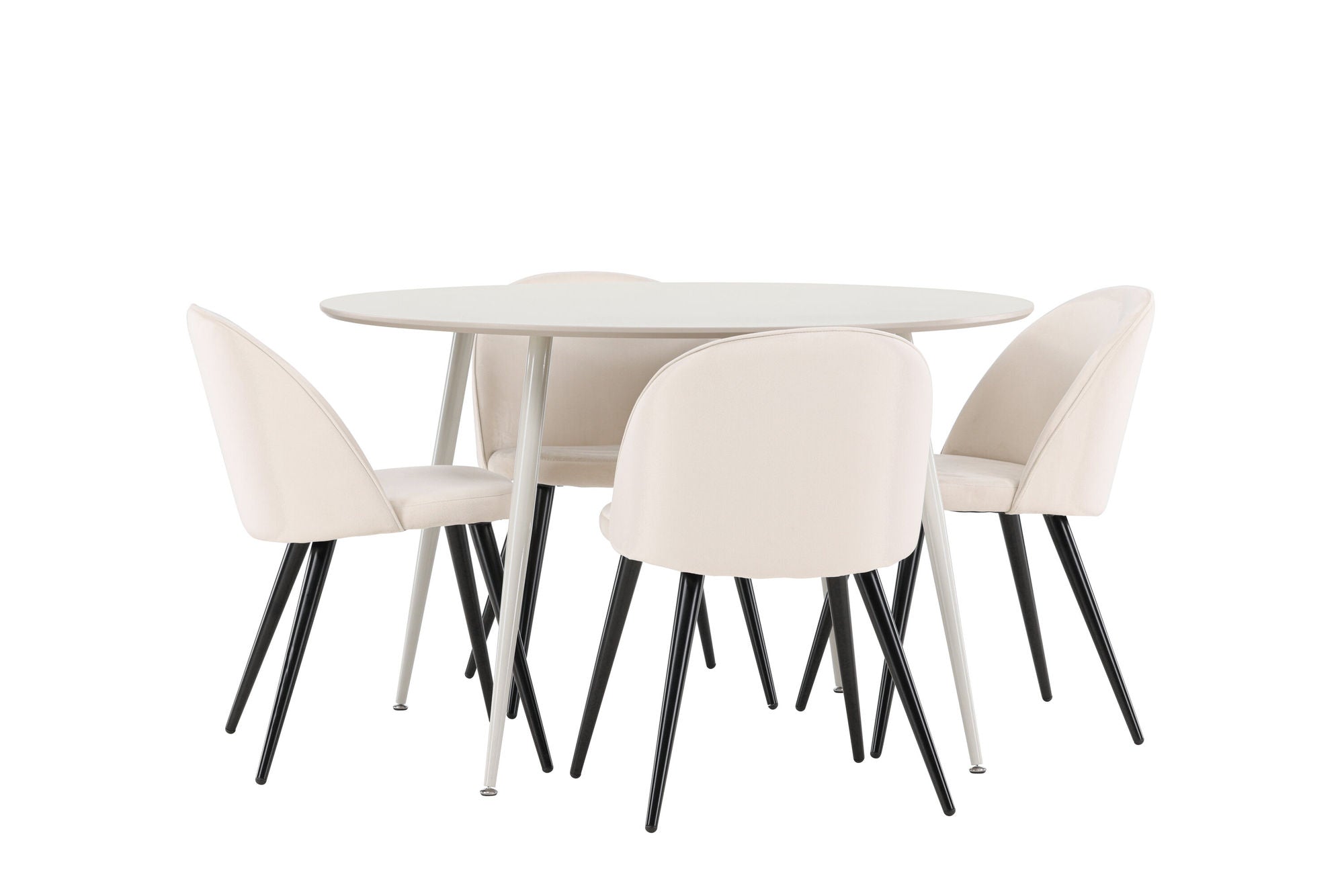Venture Home Plaza spisebord with Velvet Spisebordsstol