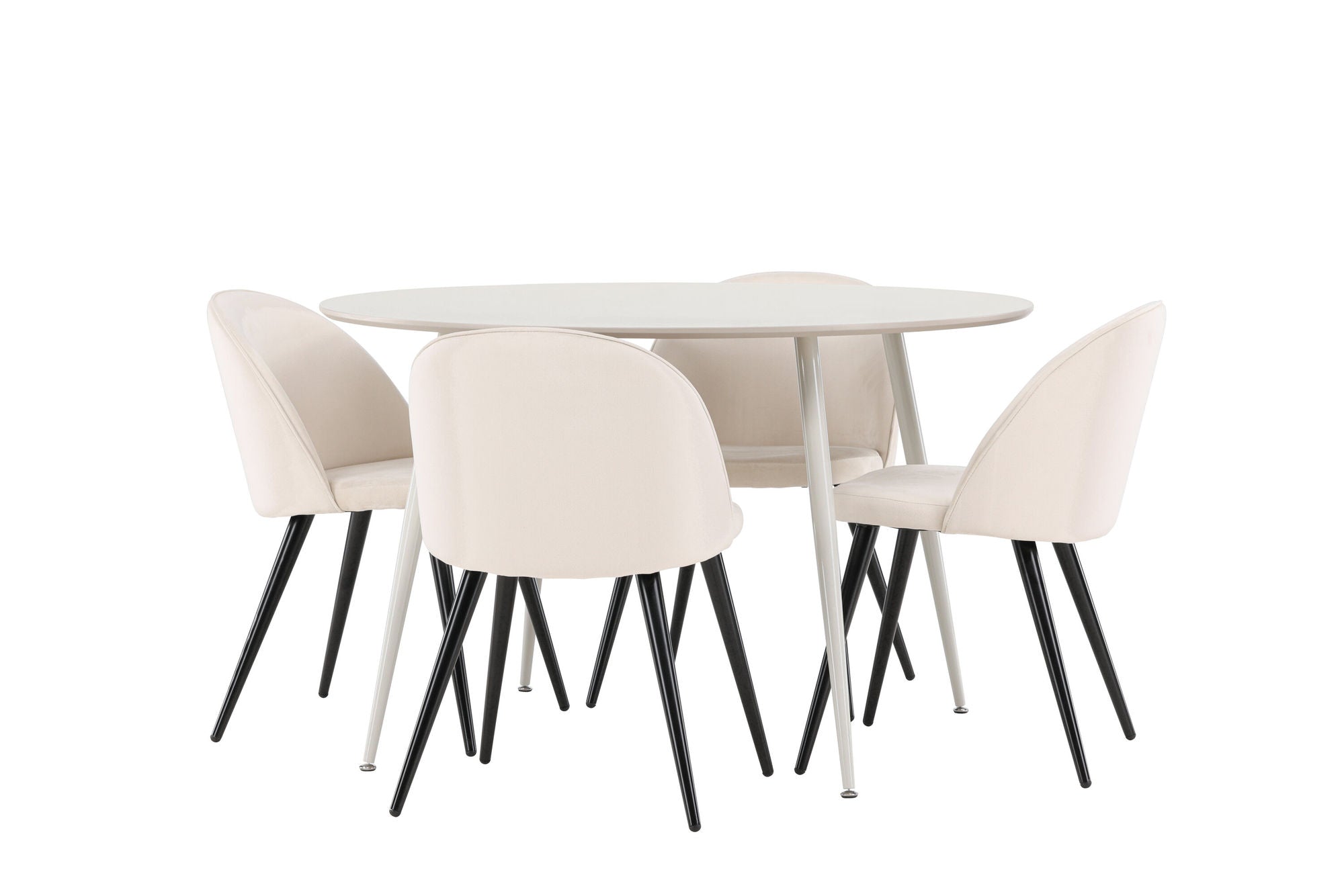 Venture Home Plaza spisebord with Velvet Spisebordsstol