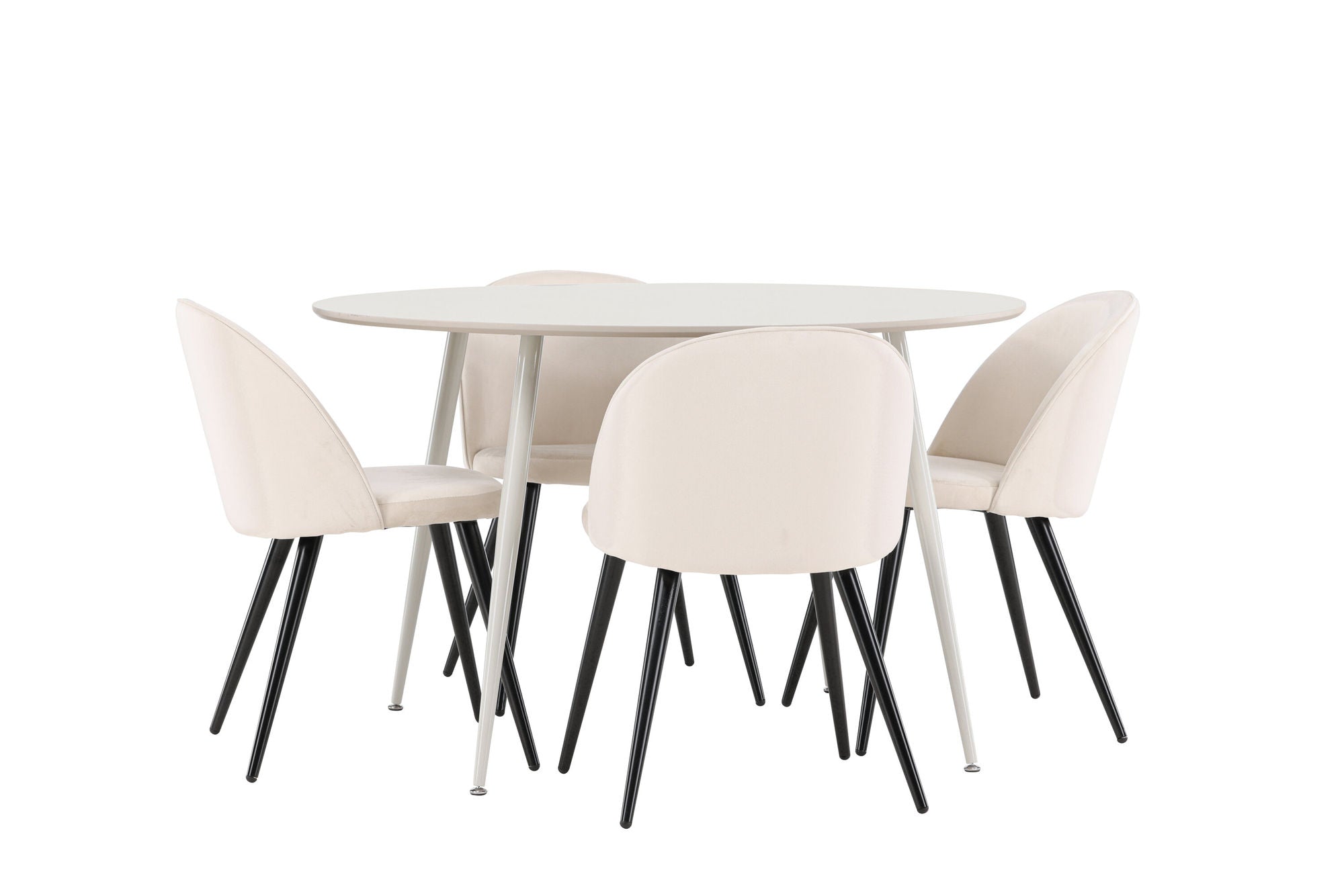Venture Home Plaza spisebord with Velvet Spisebordsstol