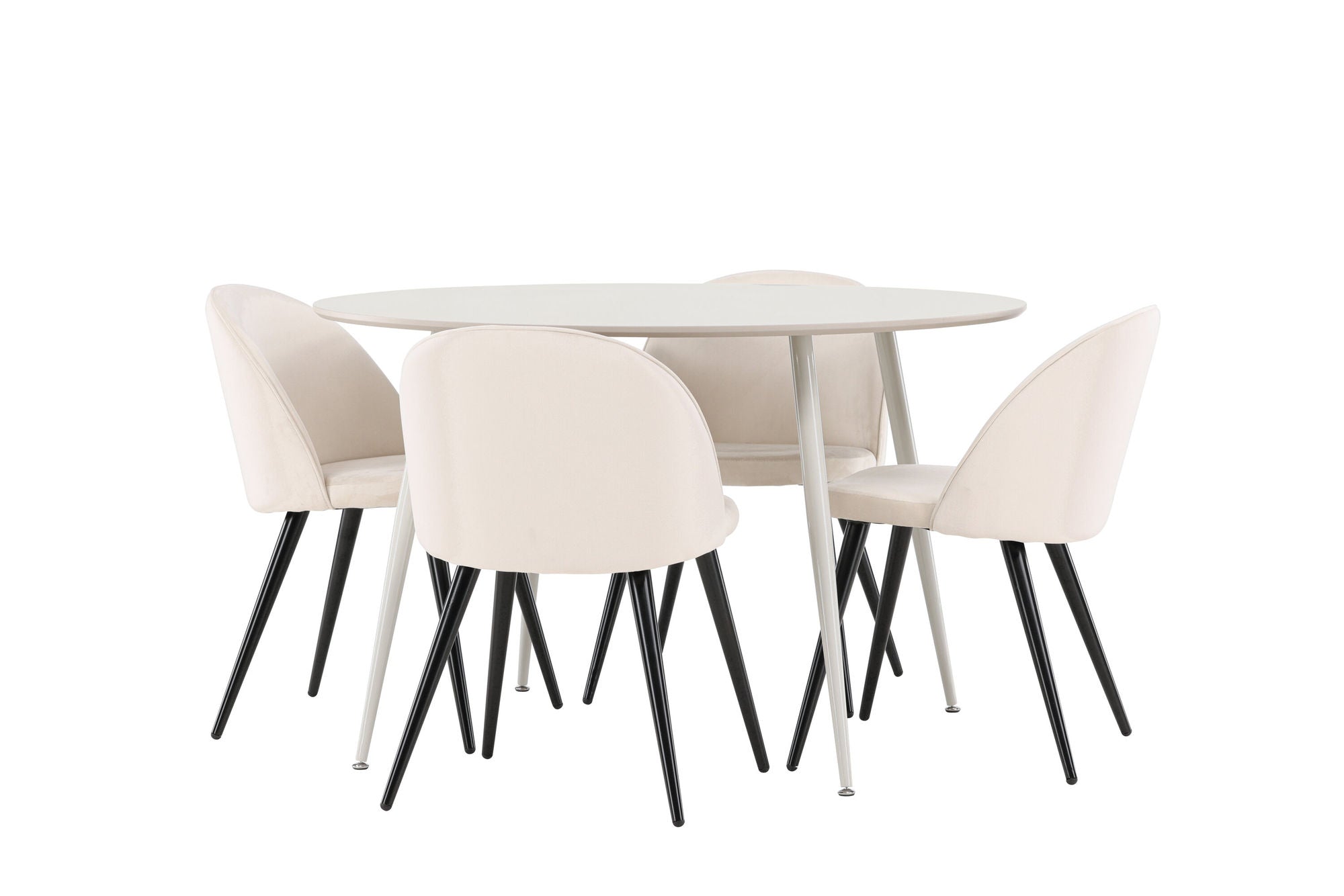 Venture Home Plaza spisebord with Velvet Spisebordsstol