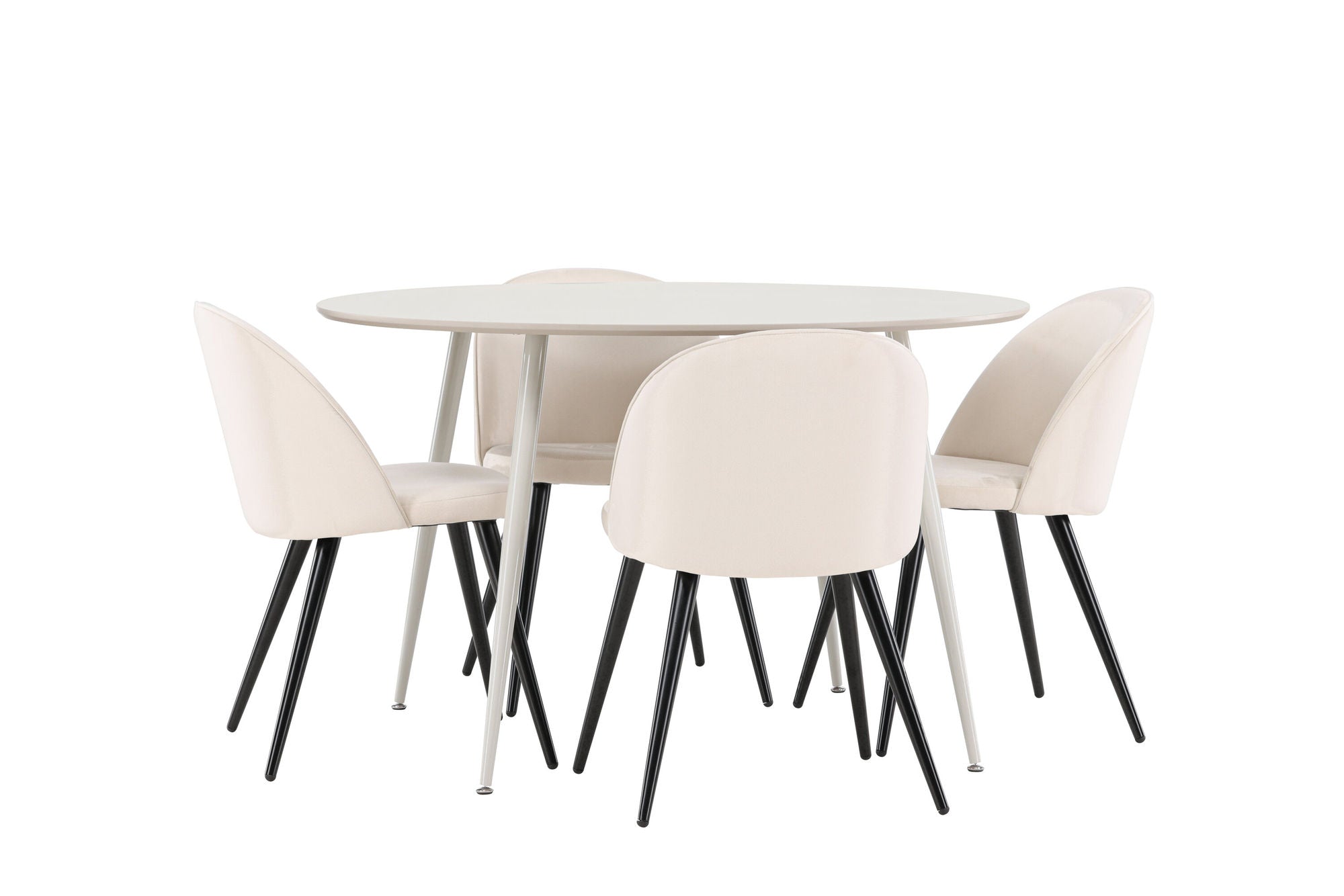 Venture Home Plaza spisebord with Velvet Spisebordsstol