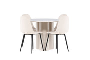 Venture Home Olivia spisebord with Polar Spisebordsstol