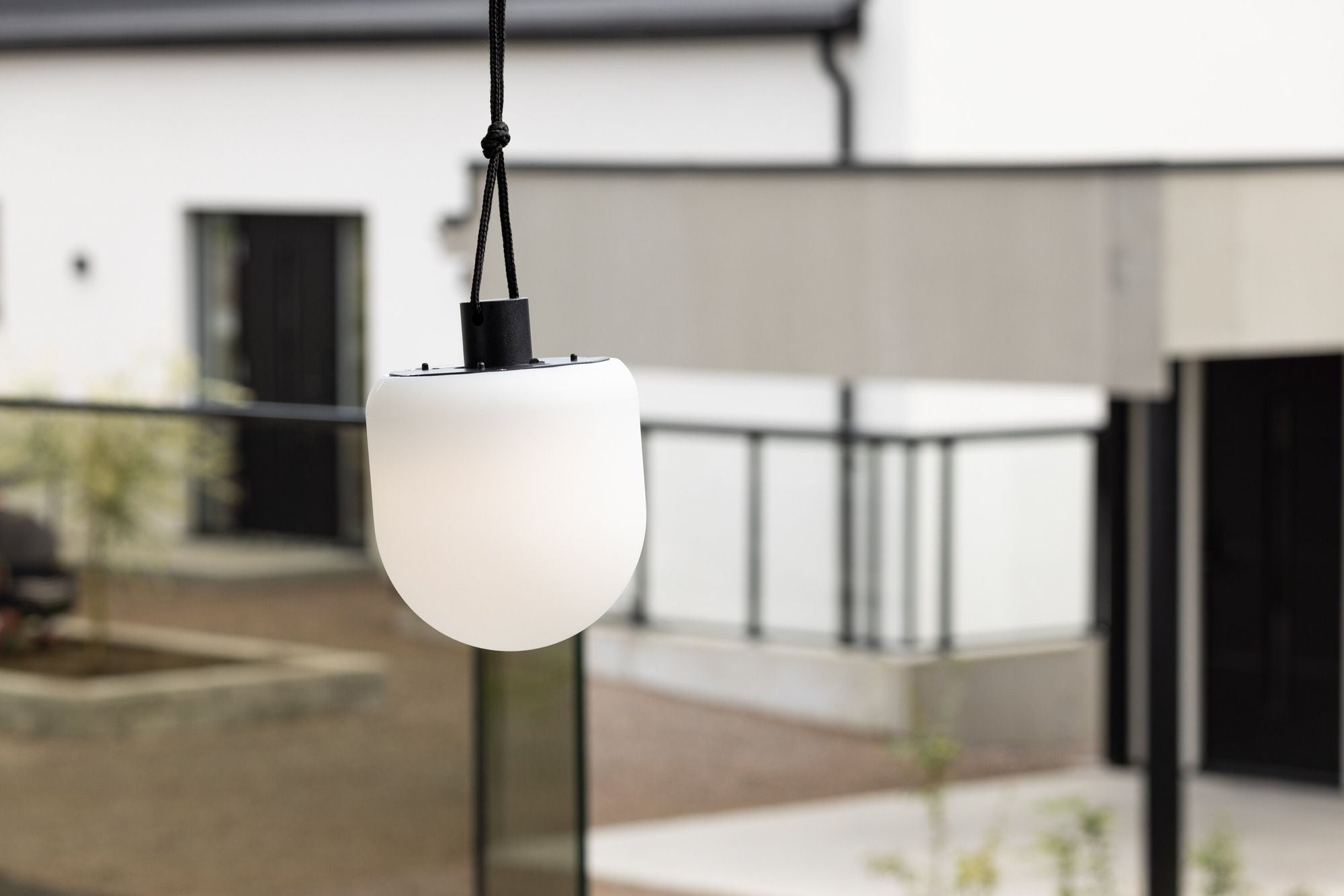 Venture Home Colie Pendant lampe ø16*21cm - Black/white /