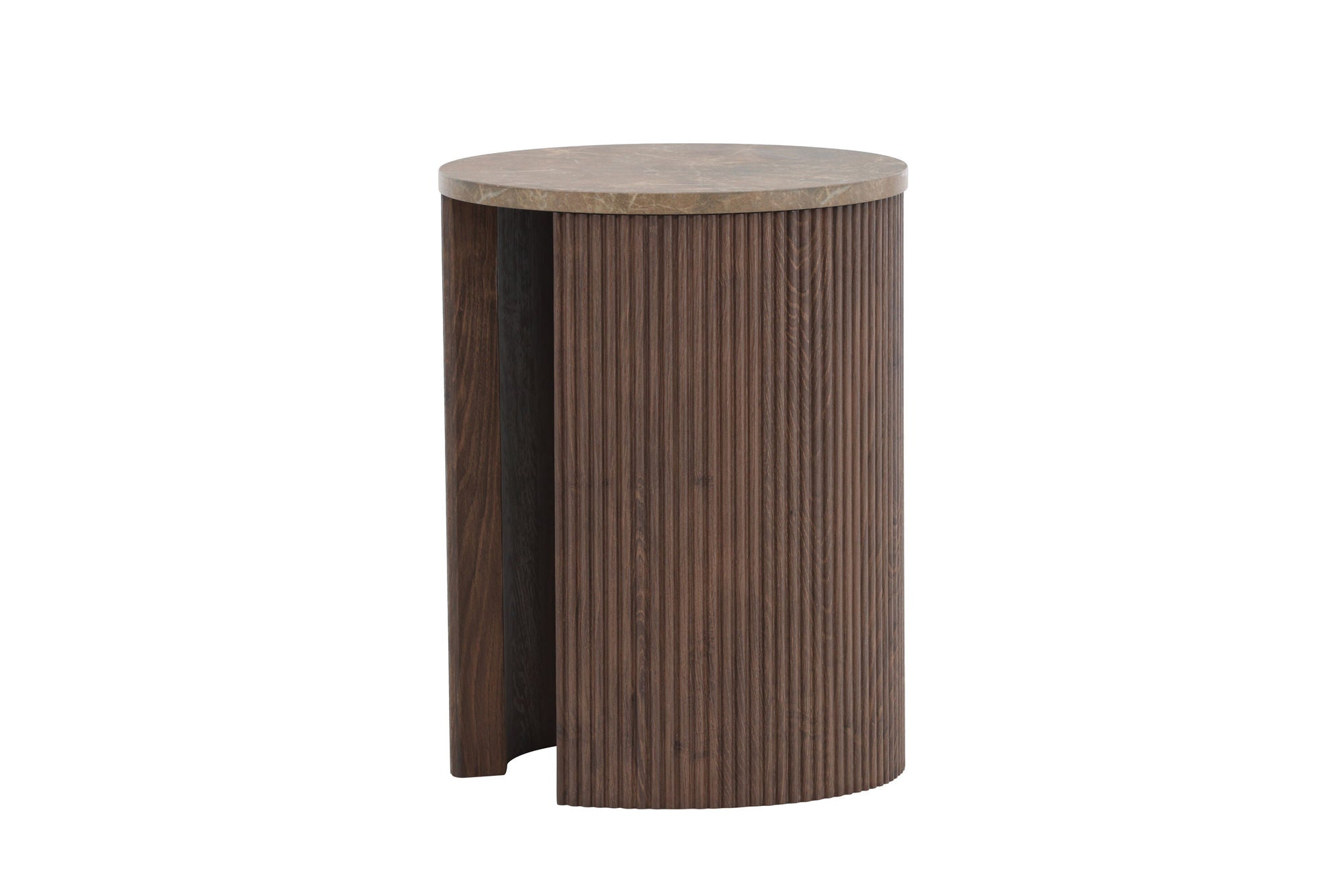 Venture Home Bristol Side bord φ40x52 cm - Mocca/Marblelook