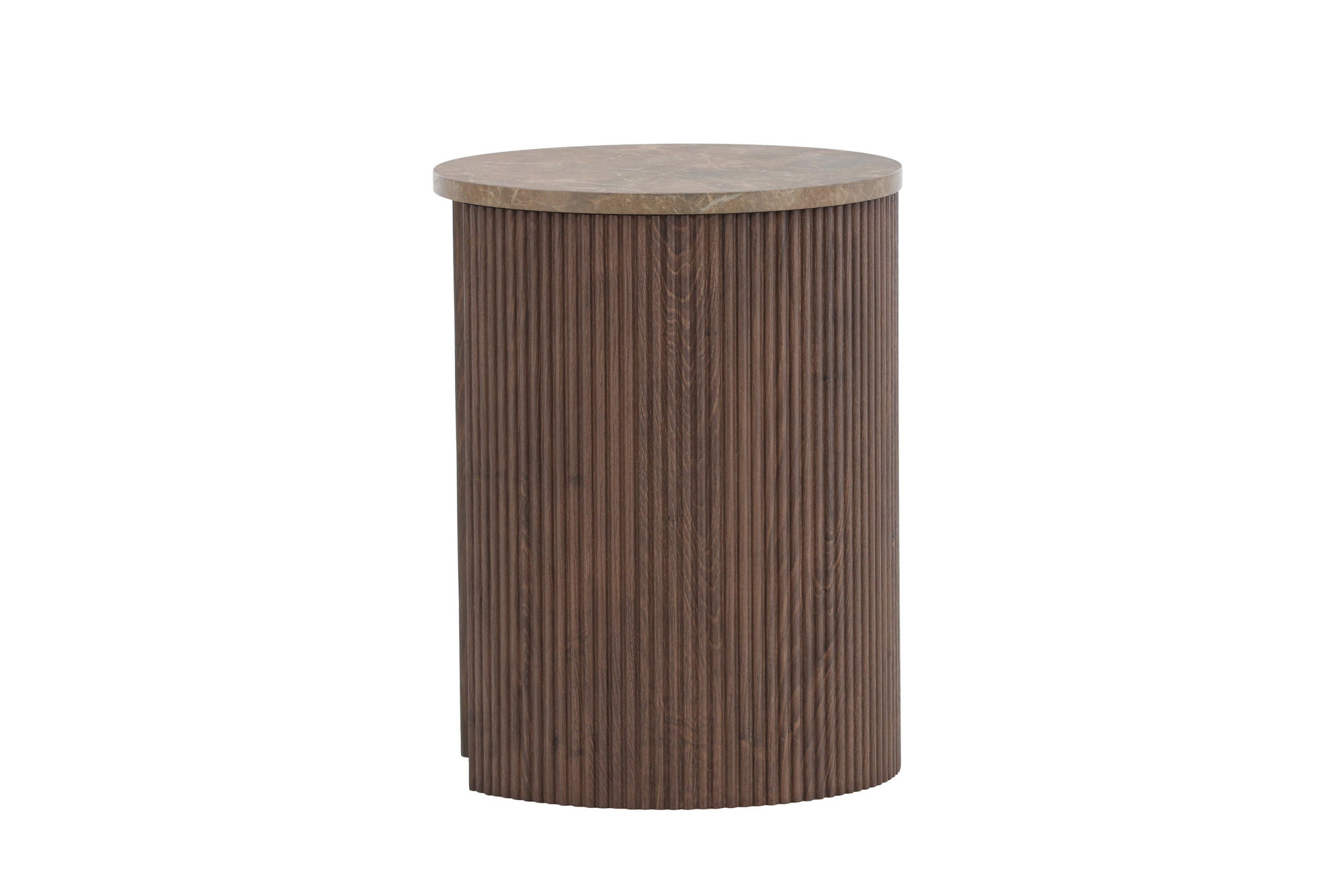 Venture Home Bristol Side bord φ40x52 cm - Mocca/Marblelook