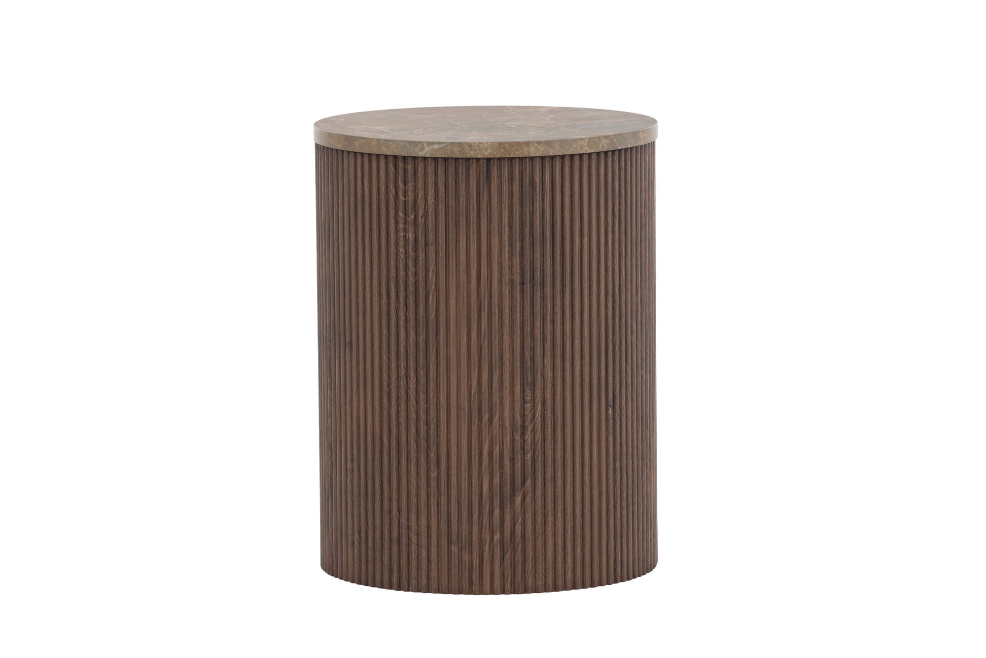Venture Home Bristol Side bord φ40x52 cm - Mocca/Marblelook