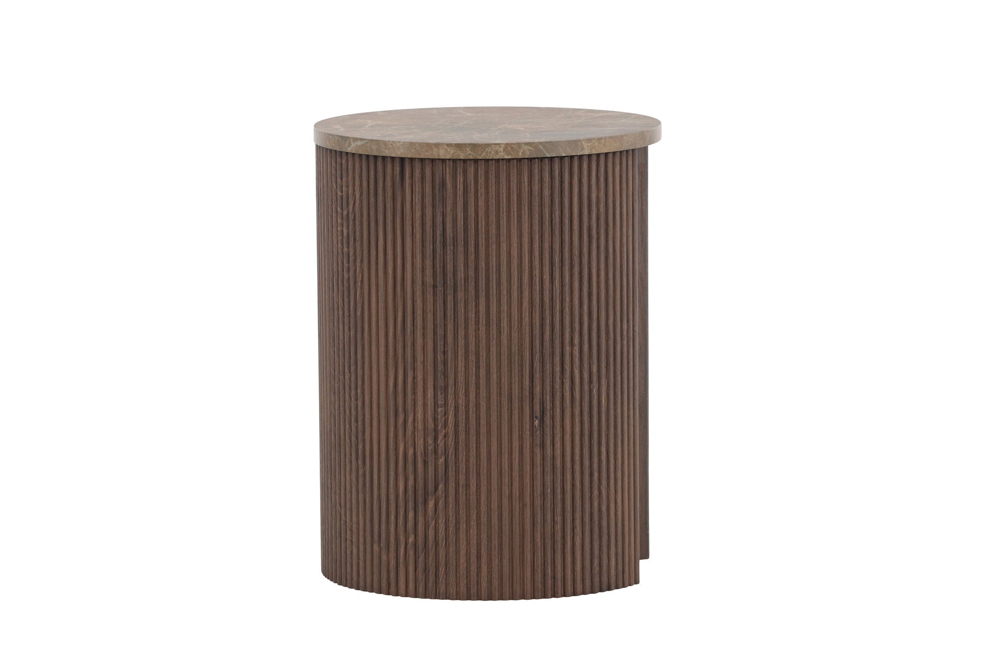 Venture Home Bristol Side bord φ40x52 cm - Mocca/Marblelook