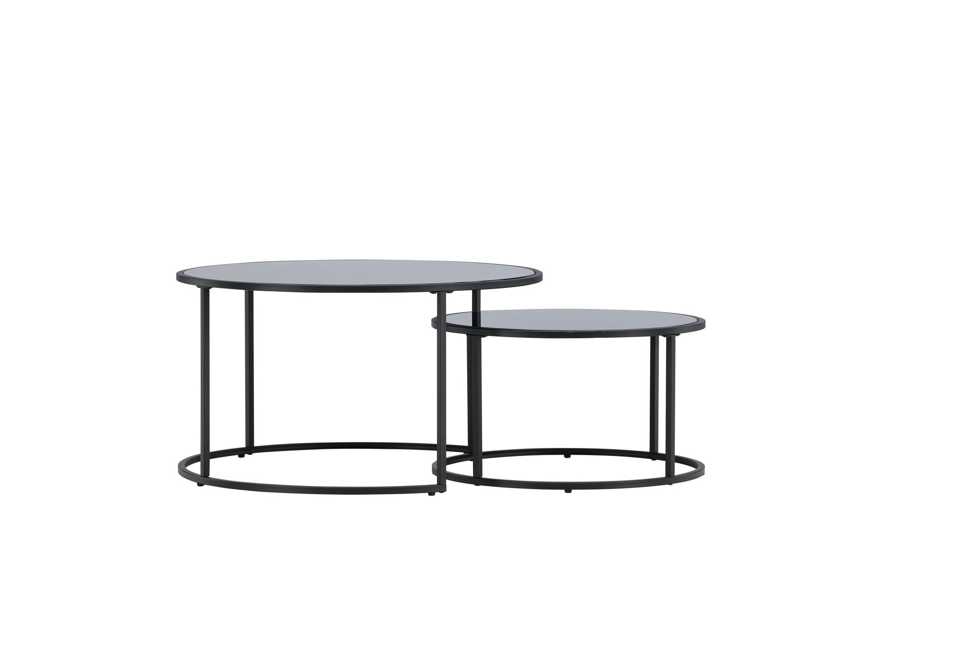 Venture Home Twin Sofa bord ⌀79.5, ø59.5 - Black /