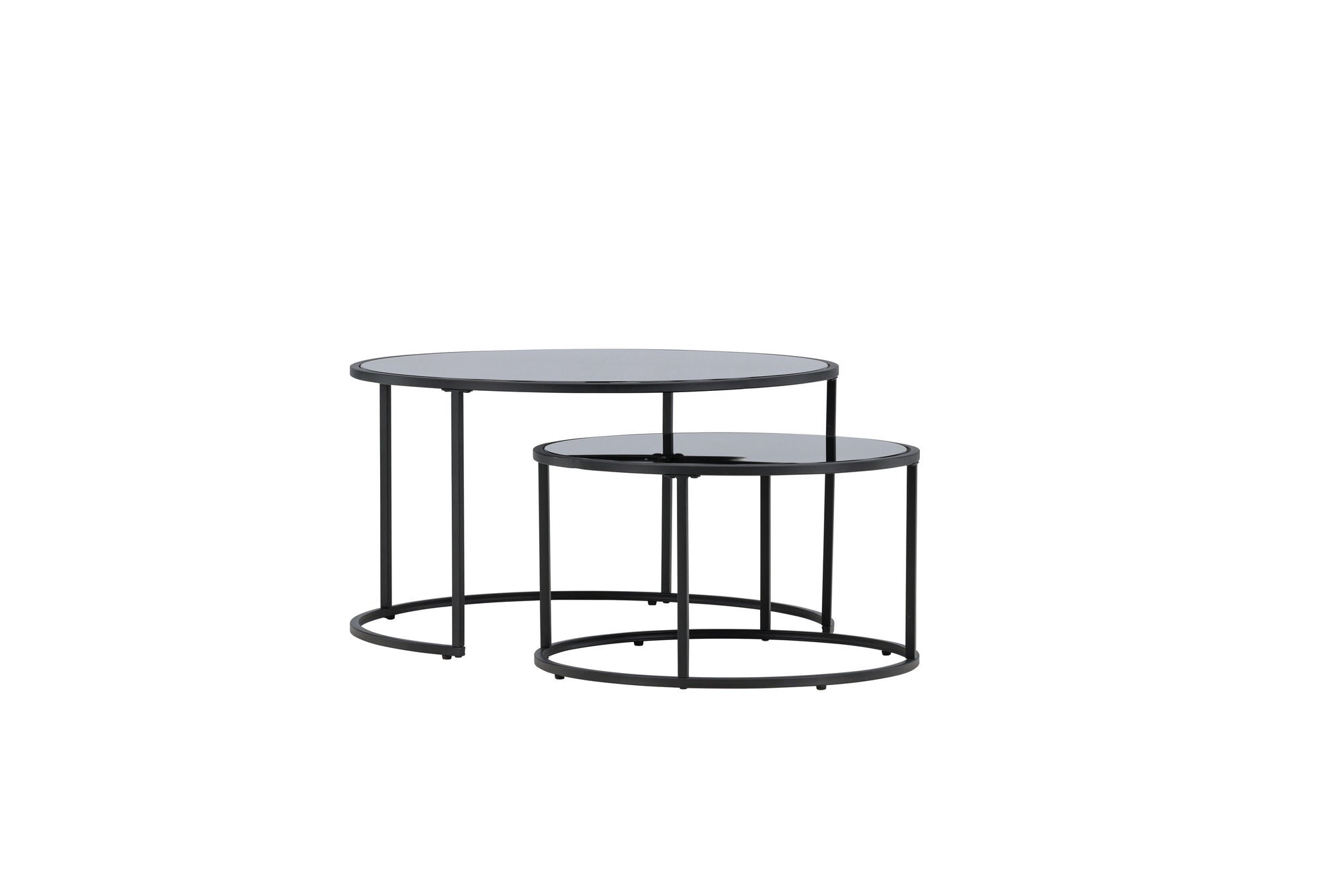 Venture Home Twin Sofa bord ⌀79.5, ø59.5 - Black /