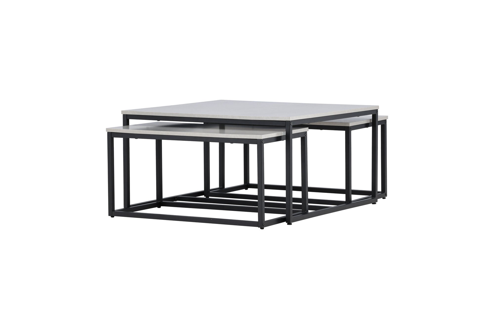 Venture Home Solna Sofa bord 80x80 cm - Stonelook /
