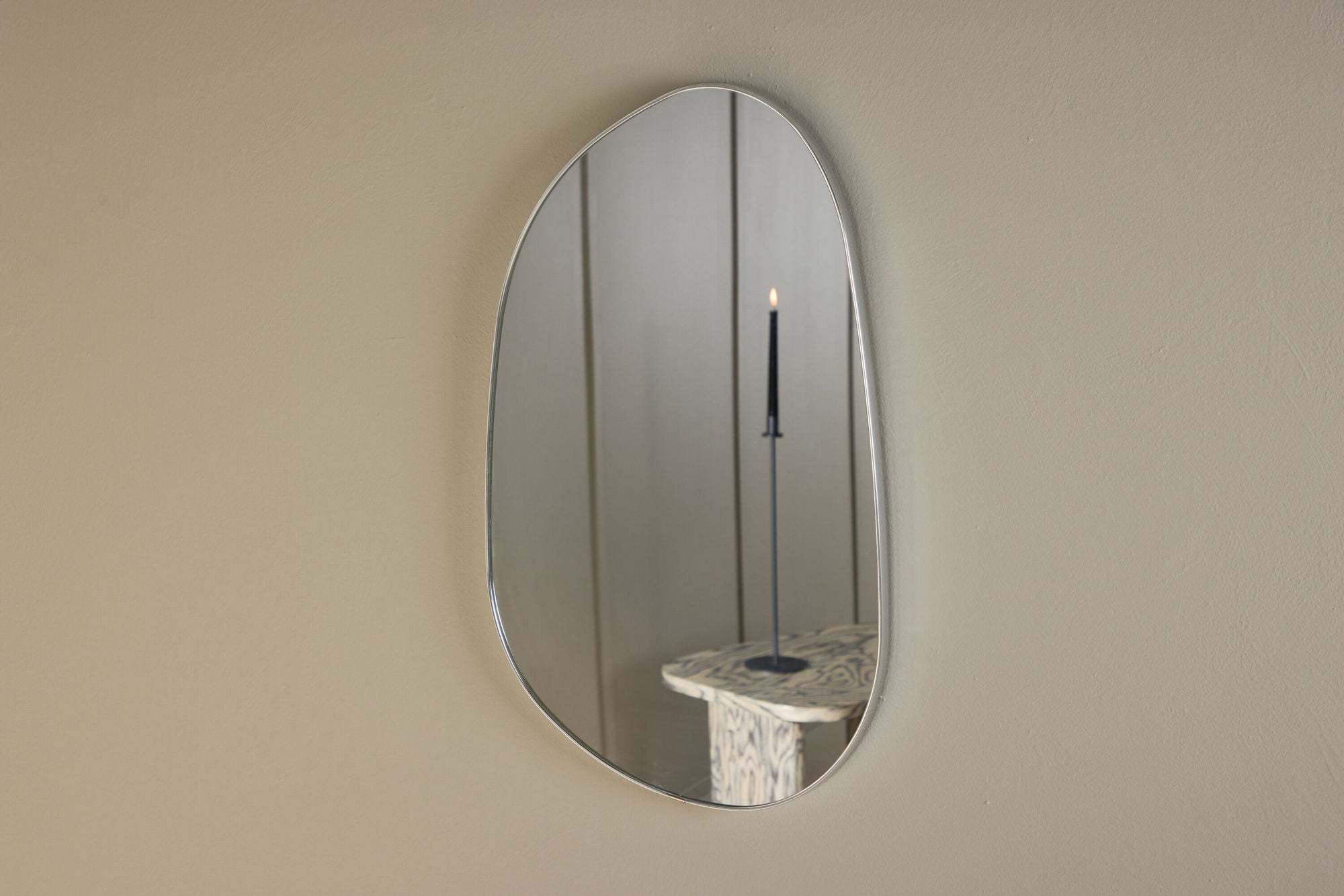 Venture Home Askersund spejl 65x40 - Silver Aluminium Frame / Clear Glass