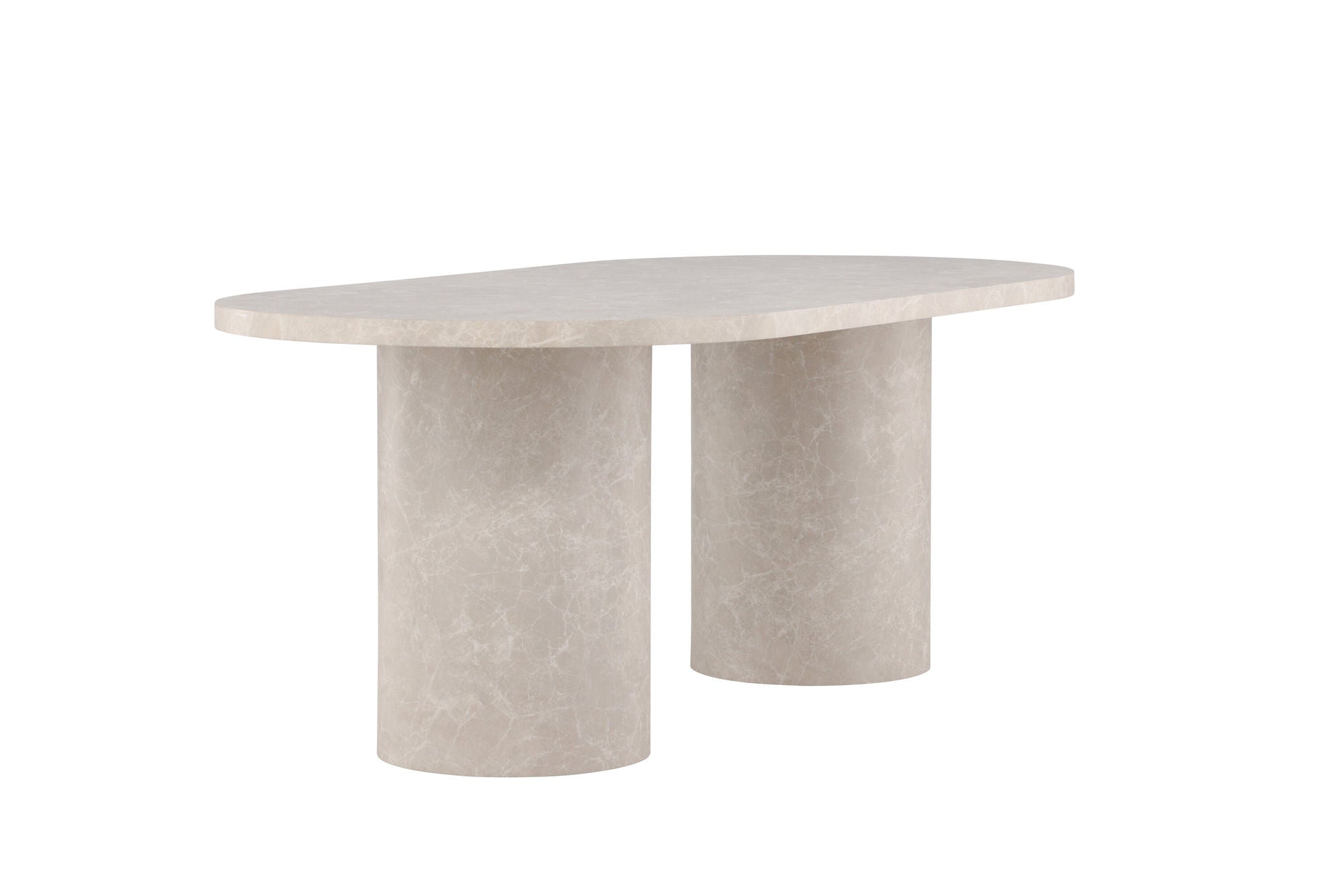 Venture Home Narvik spisebord 100x200 cm - Beige Marblelook /
