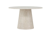 Venture Home Lanzo spisebord ø120 - Beige Marblelook /