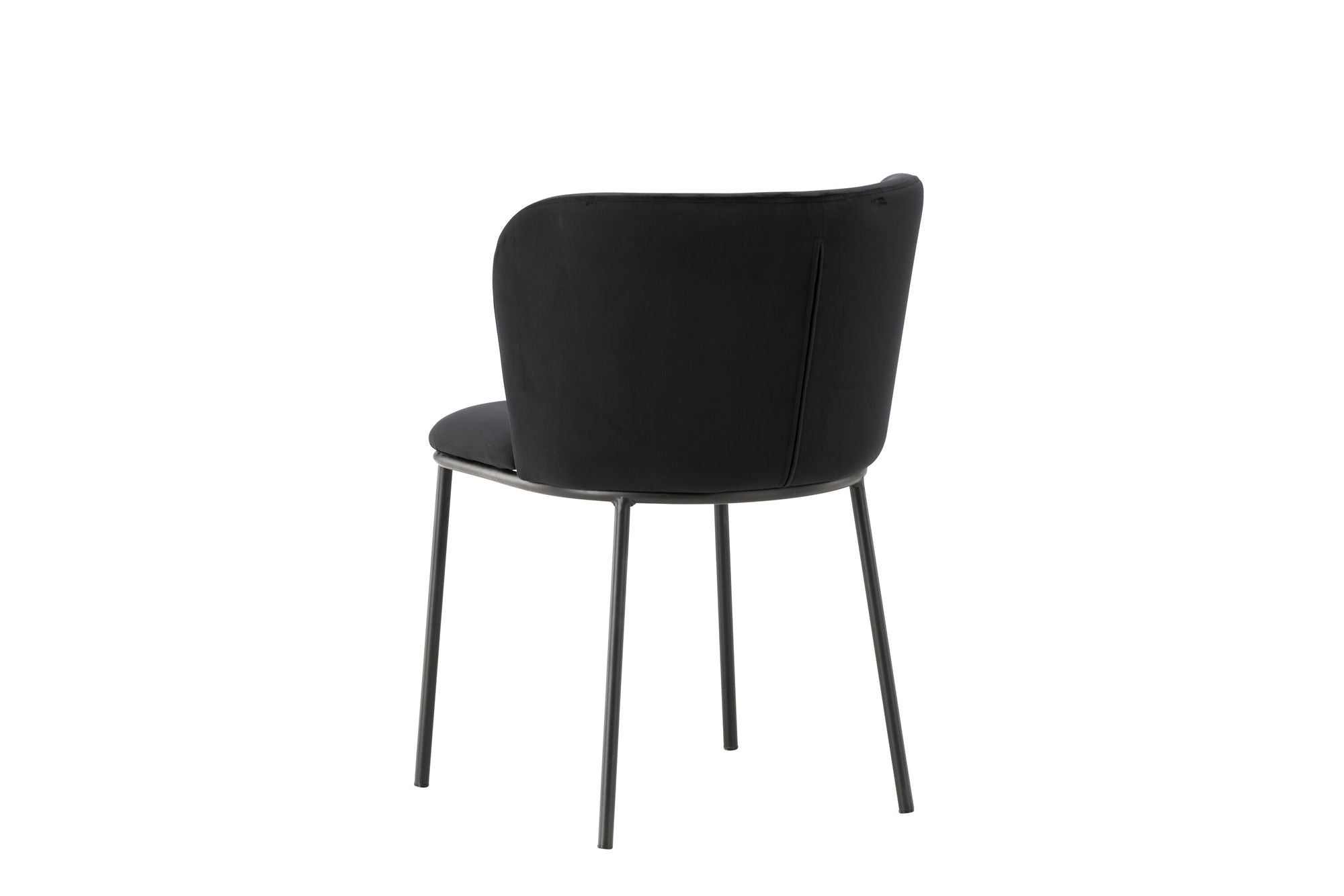 Venture Home Edina Spisebordsstol 2-pack - Black / Black Velvet