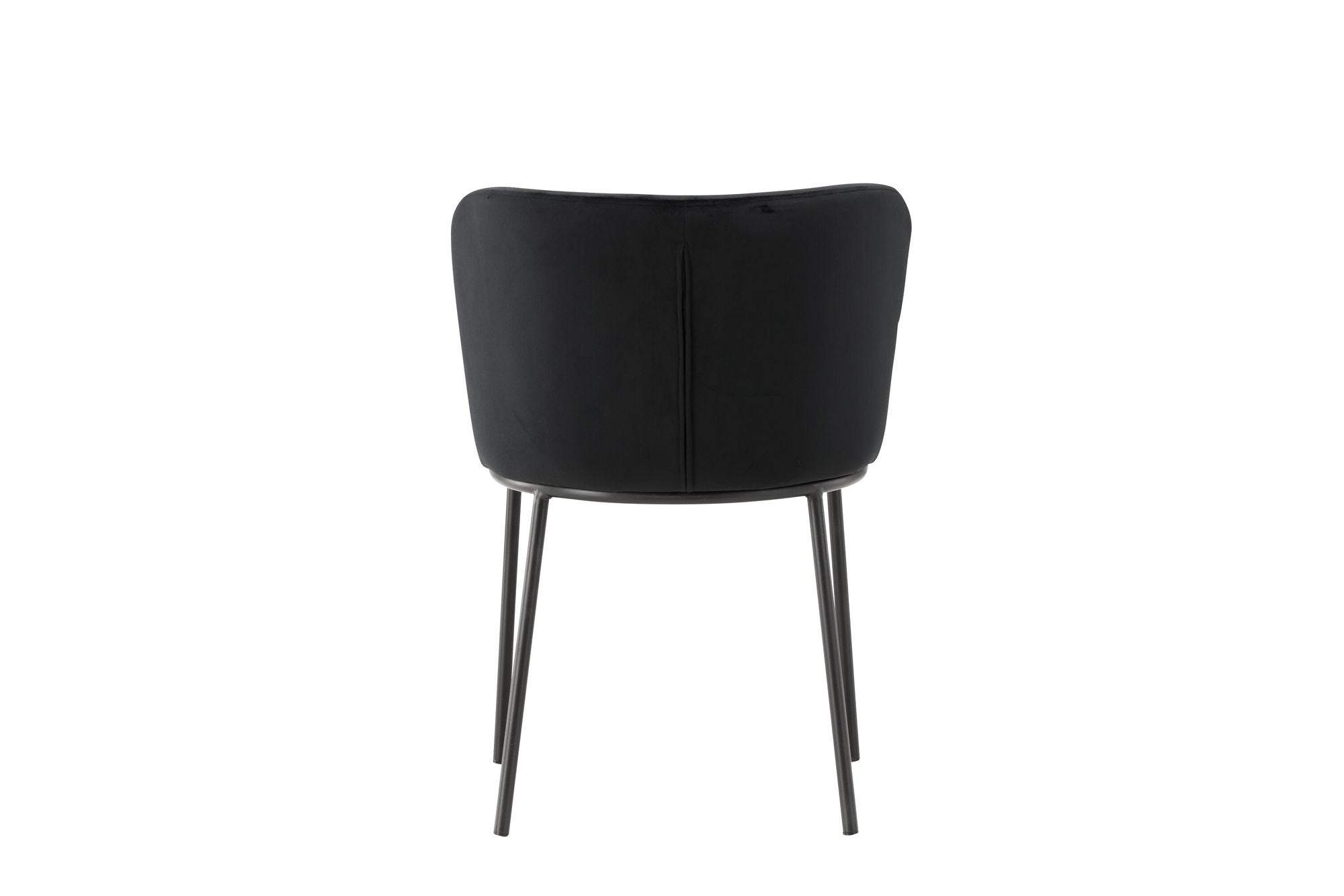 Venture Home Edina Spisebordsstol 2-pack - Black / Black Velvet