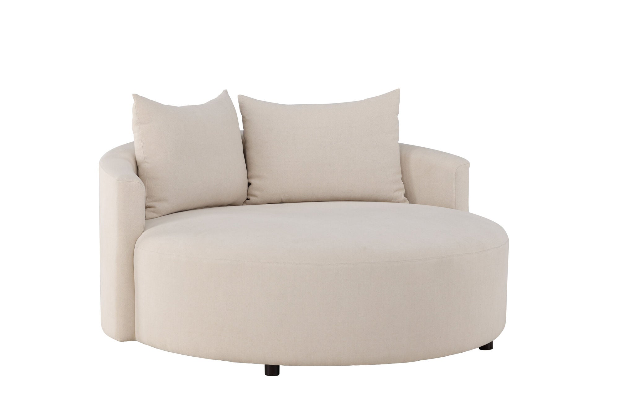 Venture Home Kelso Sofa ⌀150 - Wood/ Beige Linen