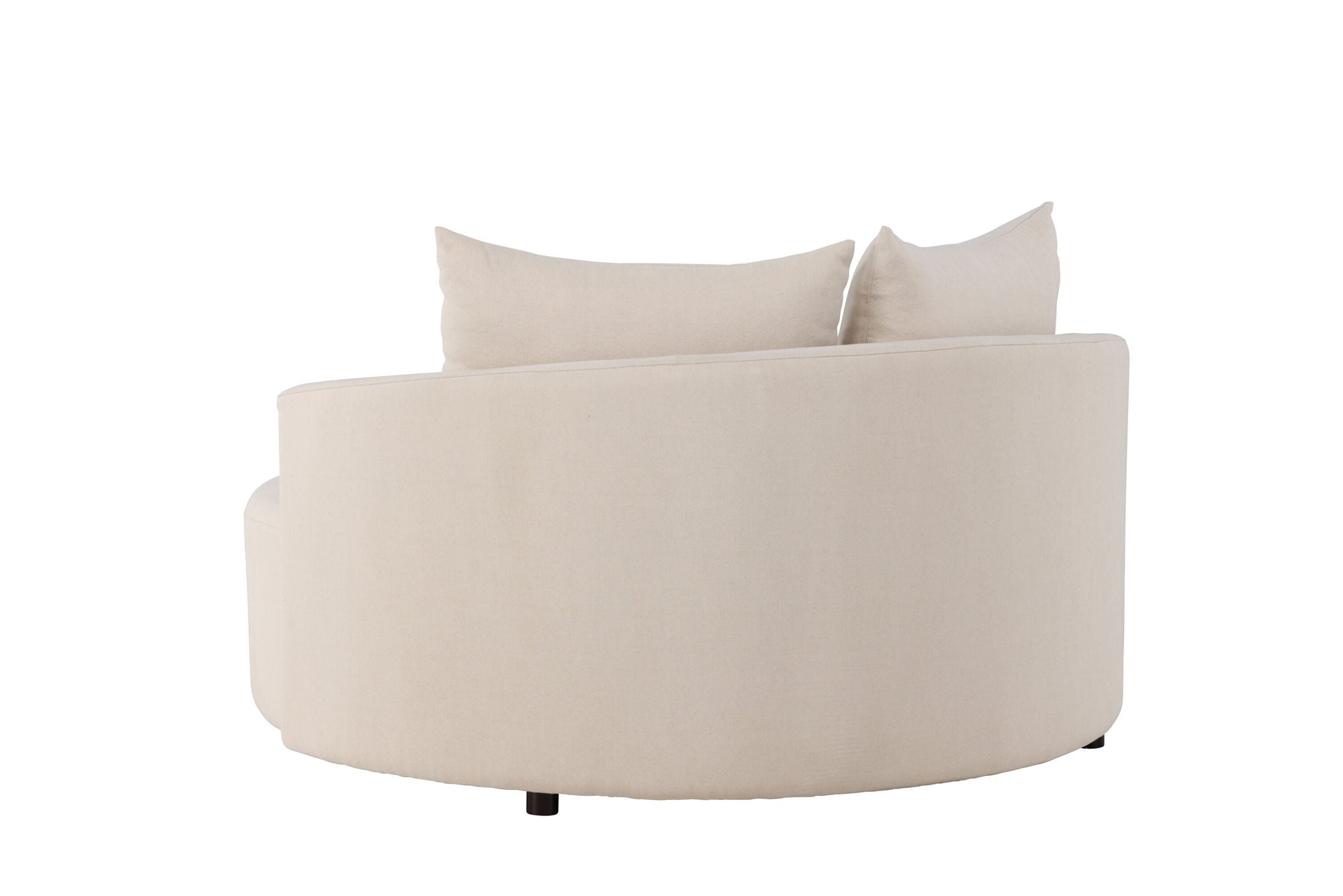 Venture Home Kelso Sofa ⌀150 - Wood/ Beige Linen