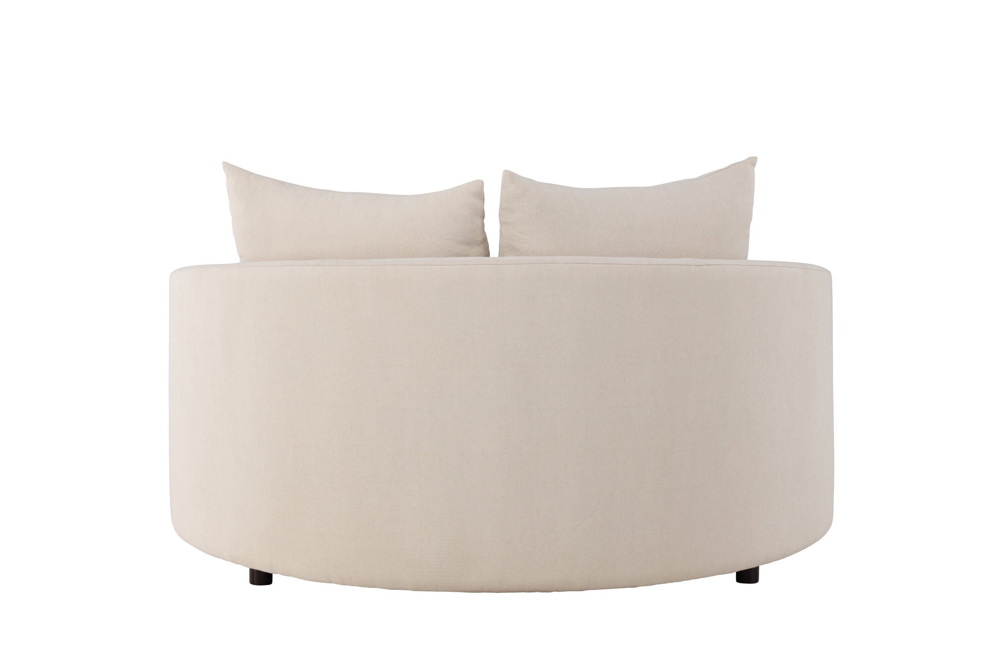 Venture Home Kelso Sofa ⌀150 - Wood/ Beige Linen