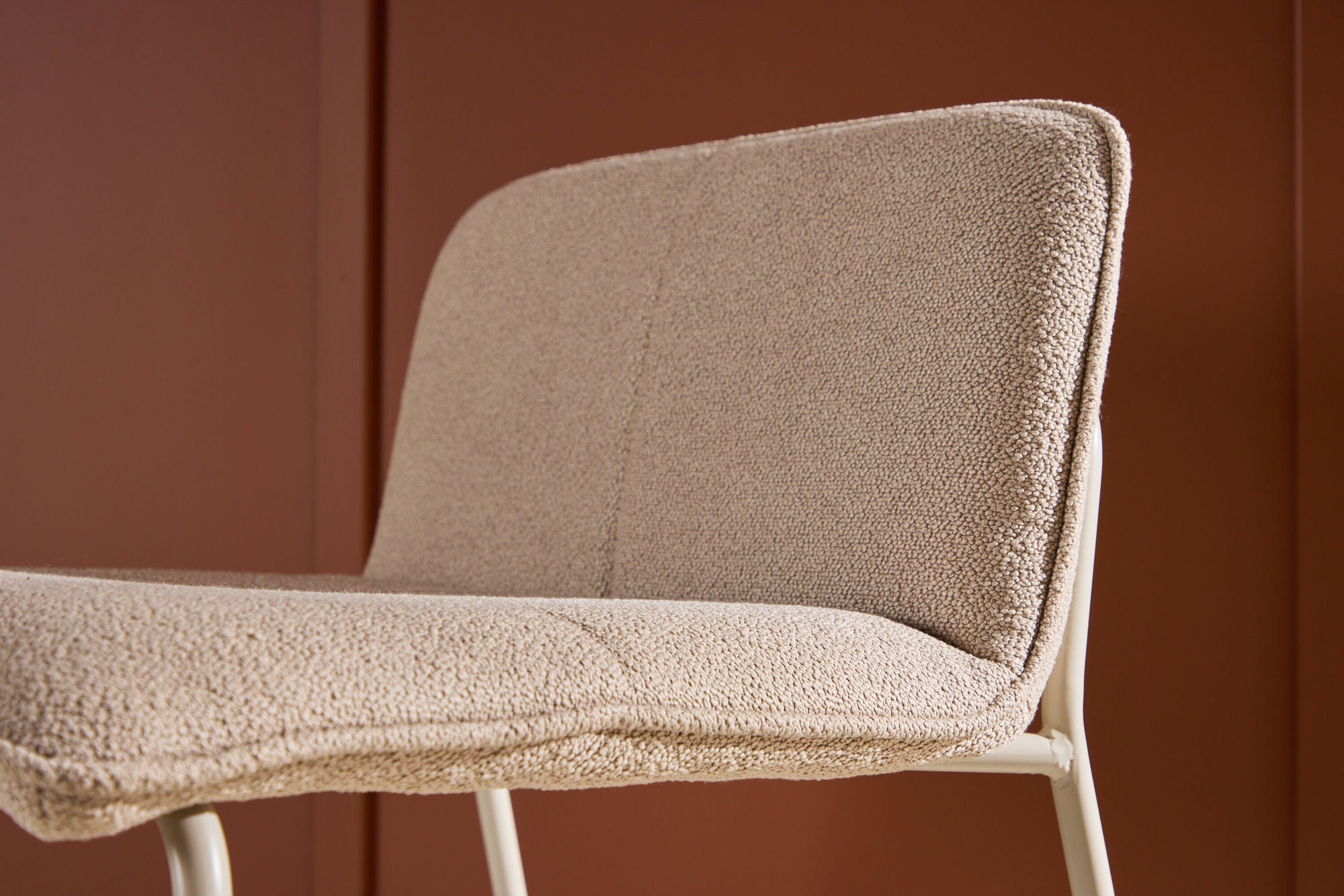 Venture Home Bisbee Bar stol 2-pack - Beige/ Beige boucle