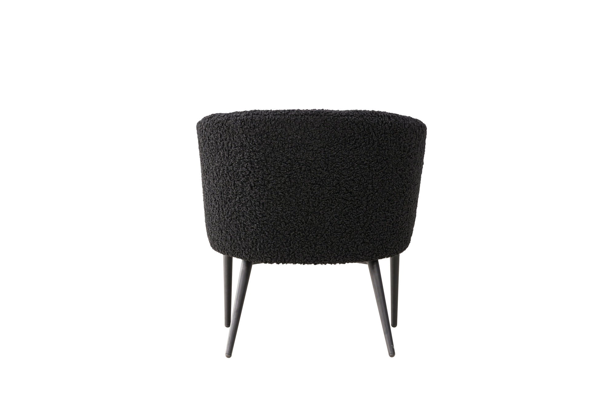 Venture Home Fluffy Armchair - Black / Black Teddy