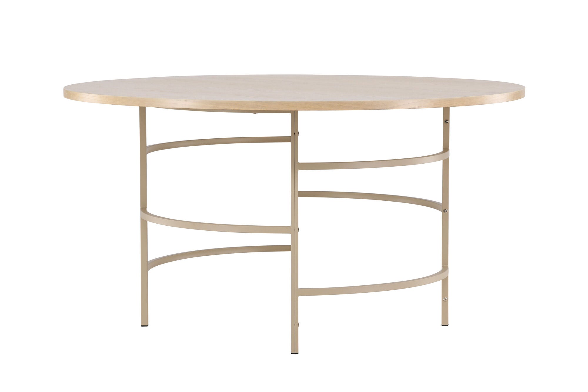 Venture Home Copenhagen spisebord ⌀140x74 - Whitewash / Beige