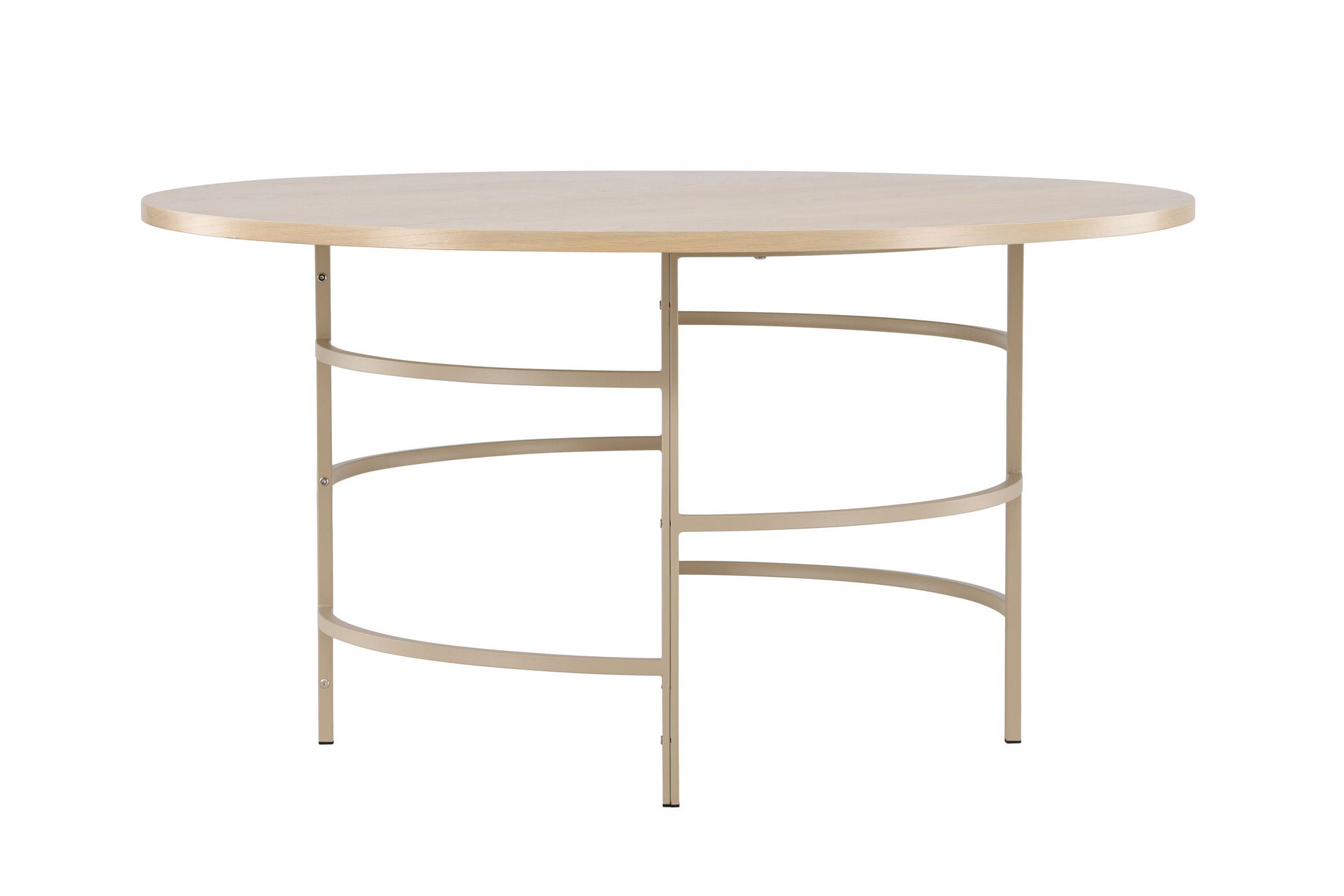 Venture Home Copenhagen spisebord ⌀140x74 - Whitewash / Beige