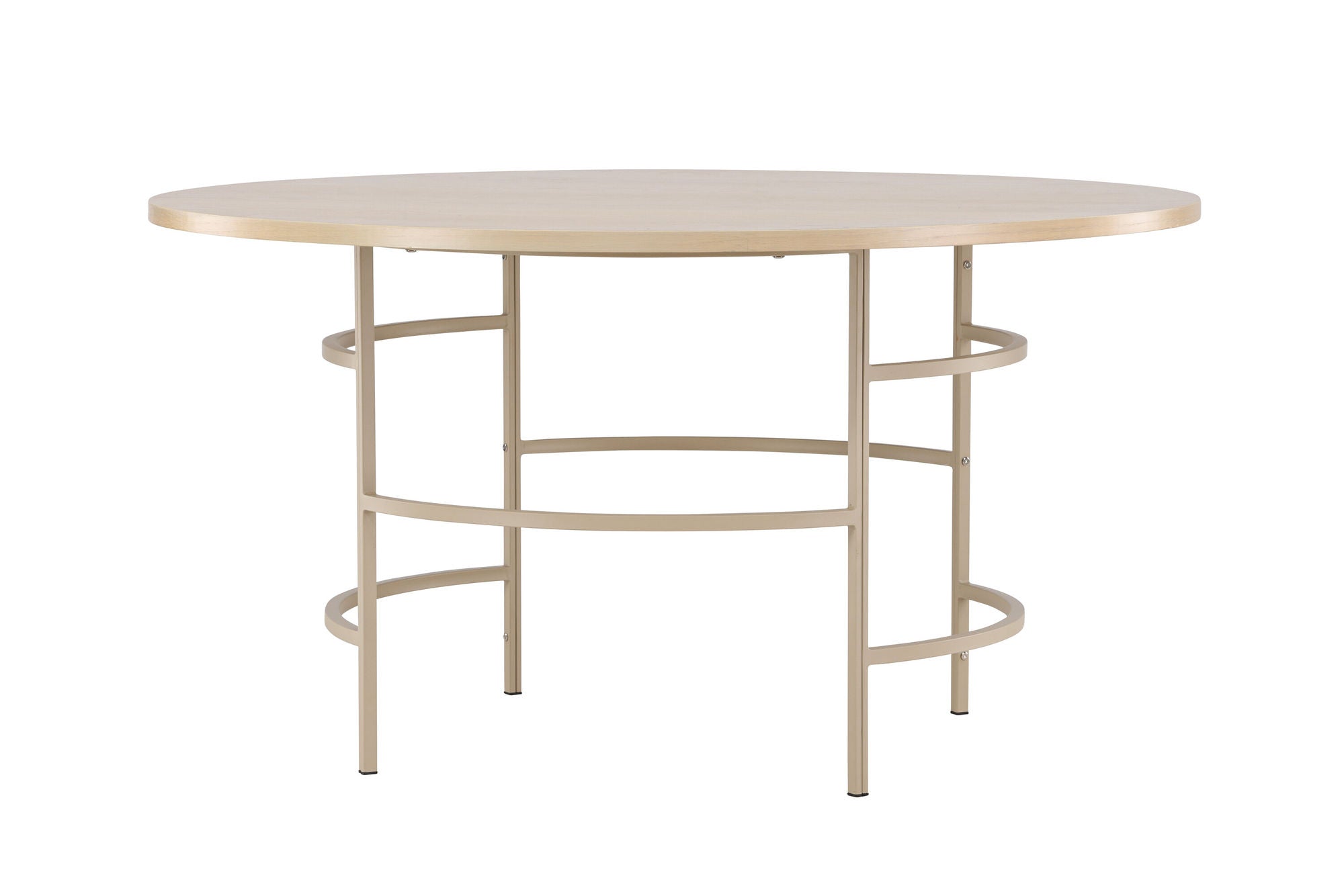 Venture Home Copenhagen spisebord ⌀140x74 - Whitewash / Beige