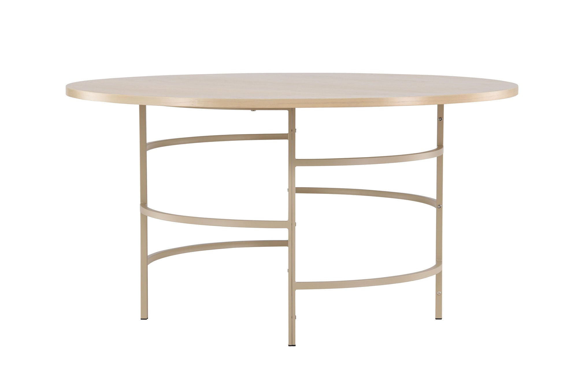 Venture Home Copenhagen spisebord ⌀140x74 - Whitewash / Beige
