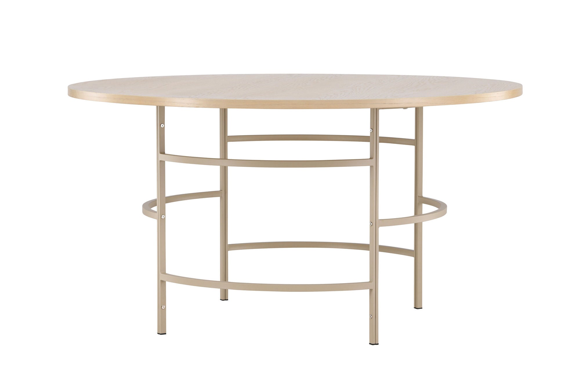 Venture Home Copenhagen spisebord ⌀140x74 - Whitewash / Beige