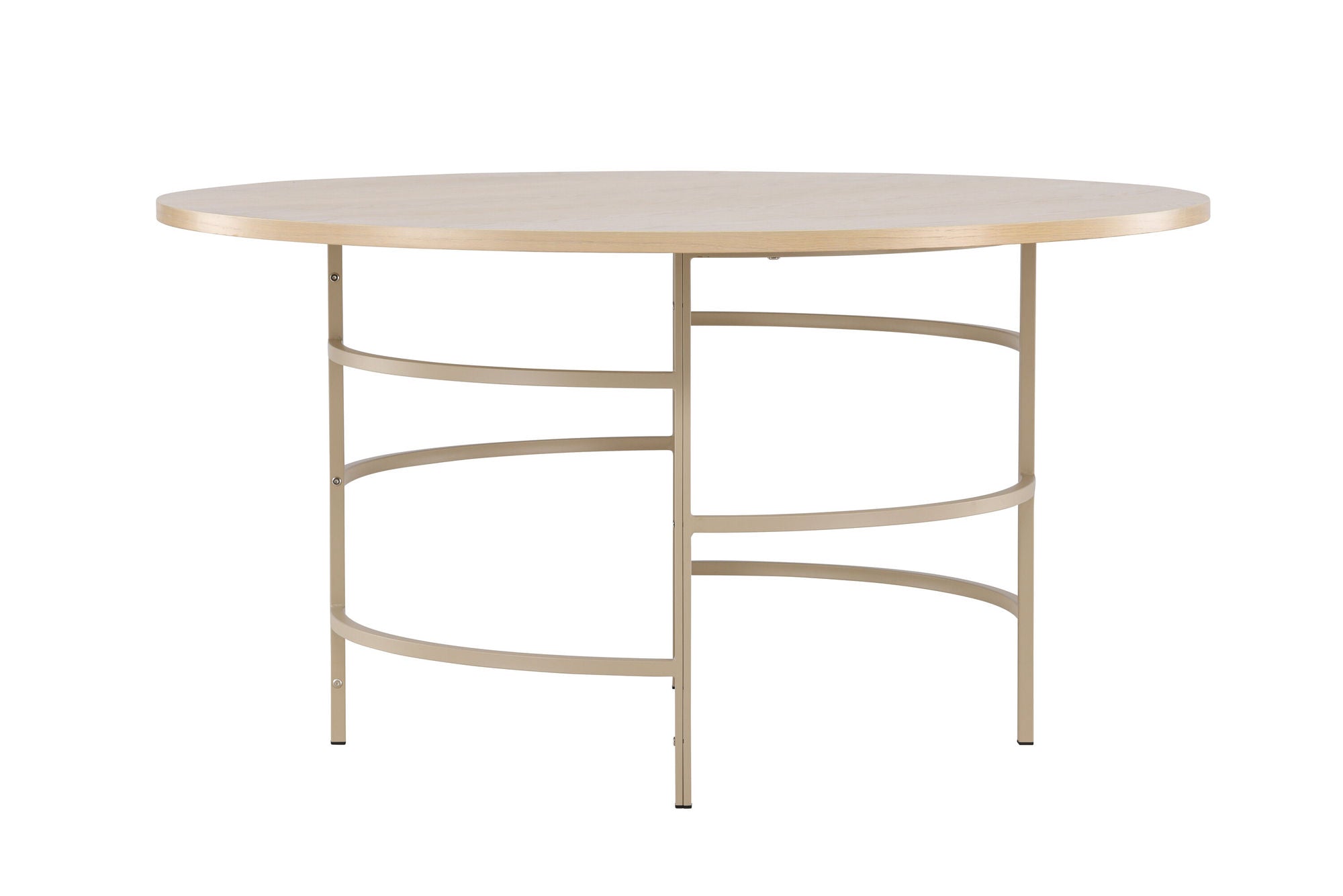 Venture Home Copenhagen spisebord ⌀140x74 - Whitewash / Beige