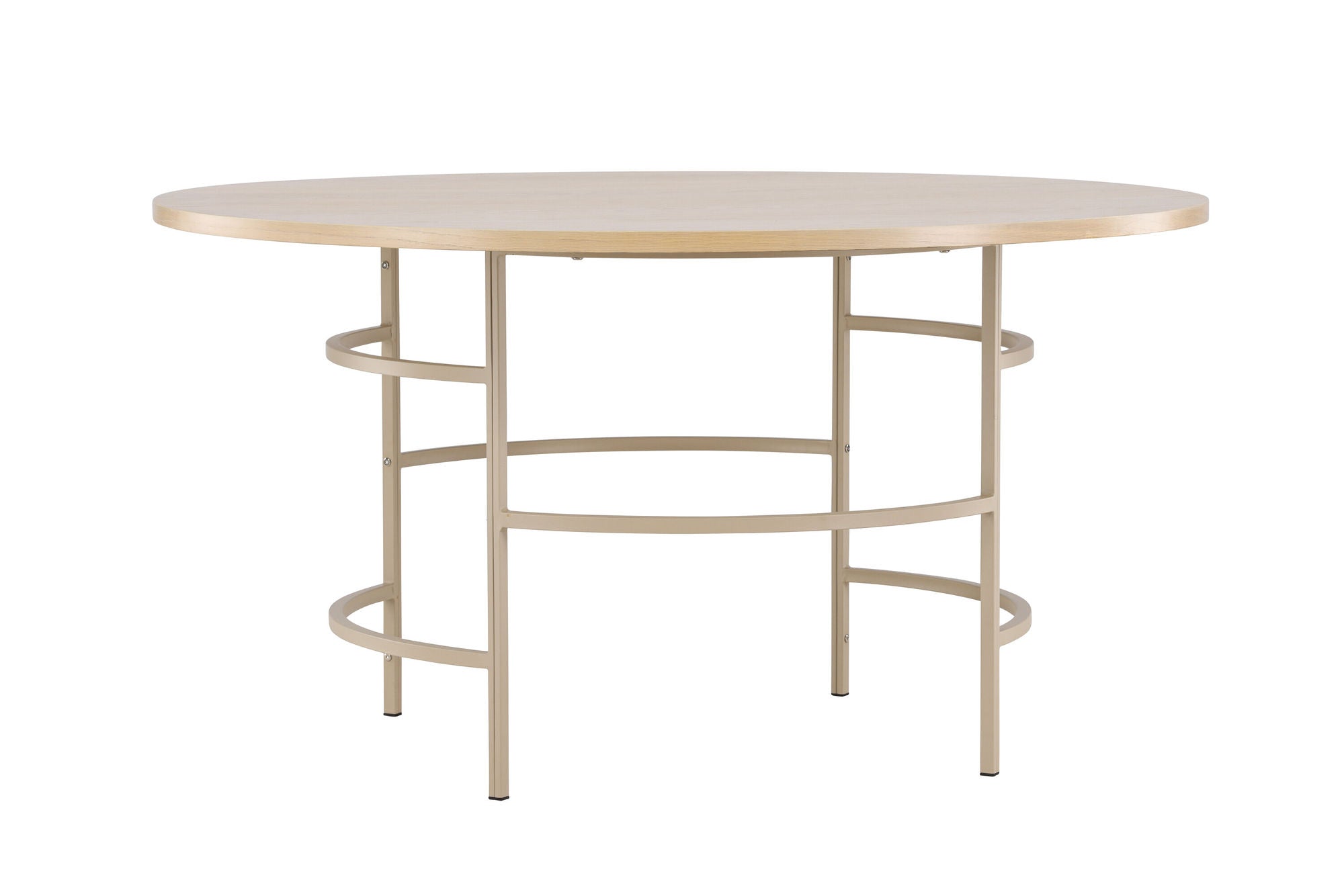 Venture Home Copenhagen spisebord ⌀140x74 - Whitewash / Beige