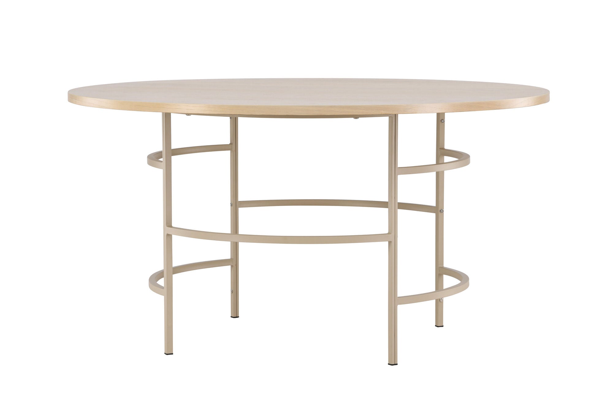 Venture Home Copenhagen spisebord ⌀140x74 - Whitewash / Beige