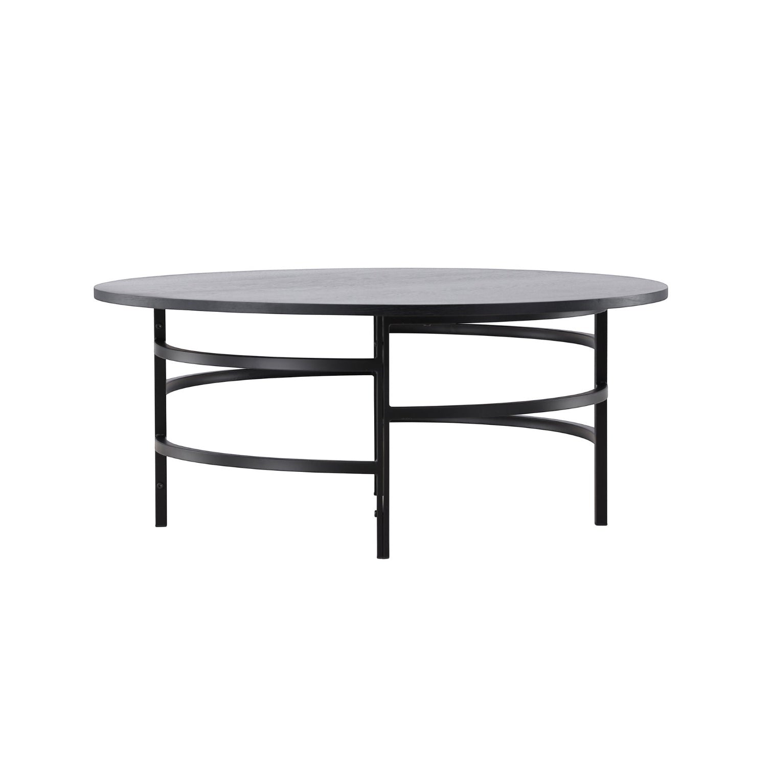 Venture Home Copenhagen Sofa bord ⌀100x42,5 - Black/ Black