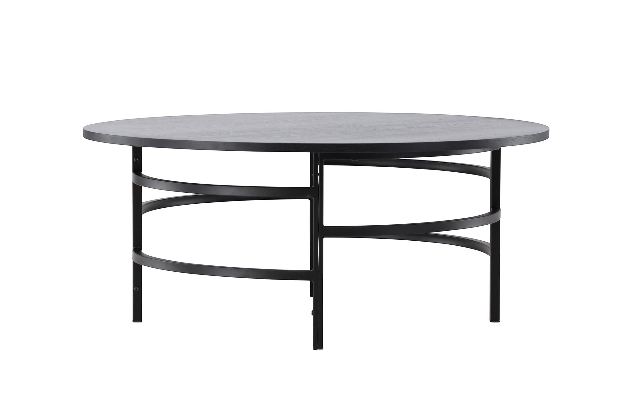 Venture Home Copenhagen Sofa bord ⌀100x42,5 - Black/ Black