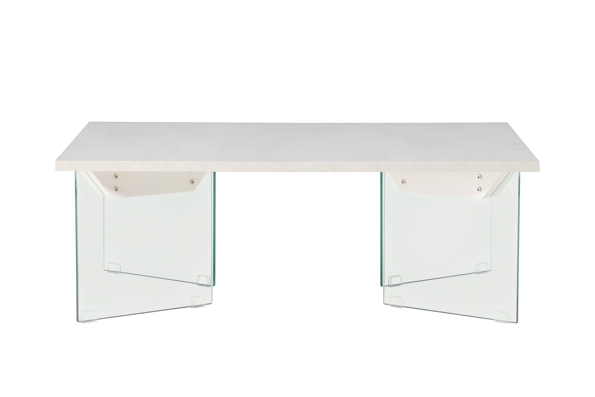 Venture Home Ester Sofa bord 120x80x42 cm - Glass / Concretelook