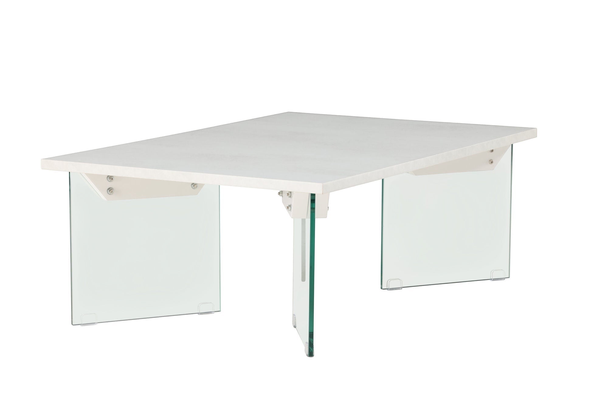 Venture Home Ester Sofa bord 120x80x42 cm - Glass / Concretelook