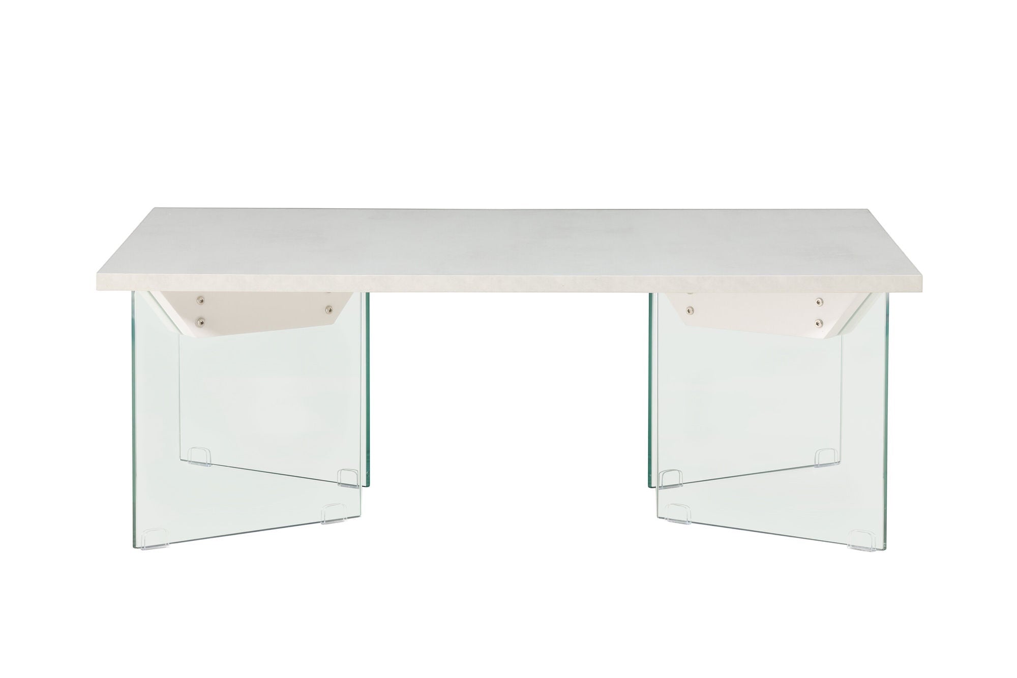 Venture Home Ester Sofa bord 120x80x42 cm - Glass / Concretelook