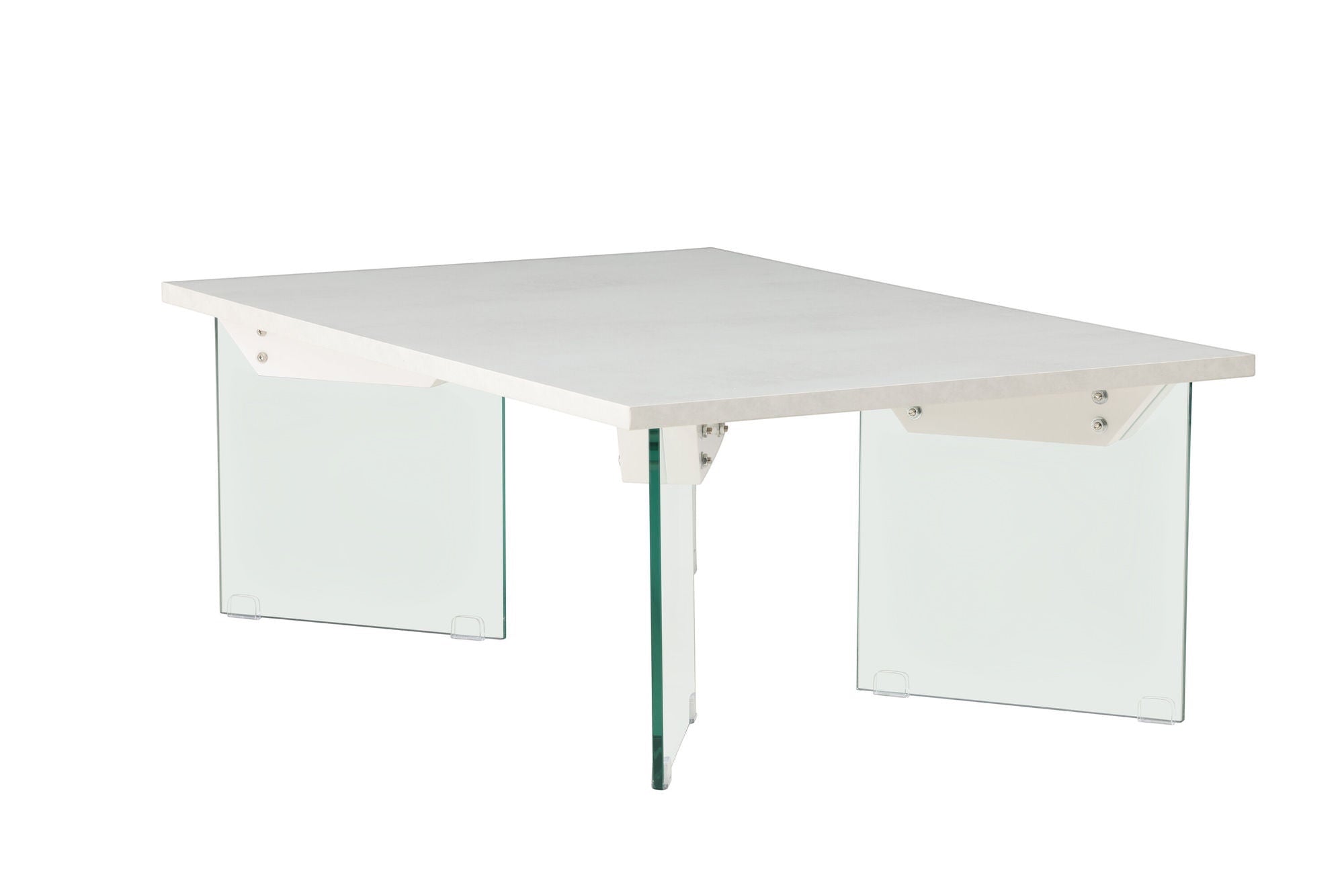 Venture Home Ester Sofa bord 120x80x42 cm - Glass / Concretelook