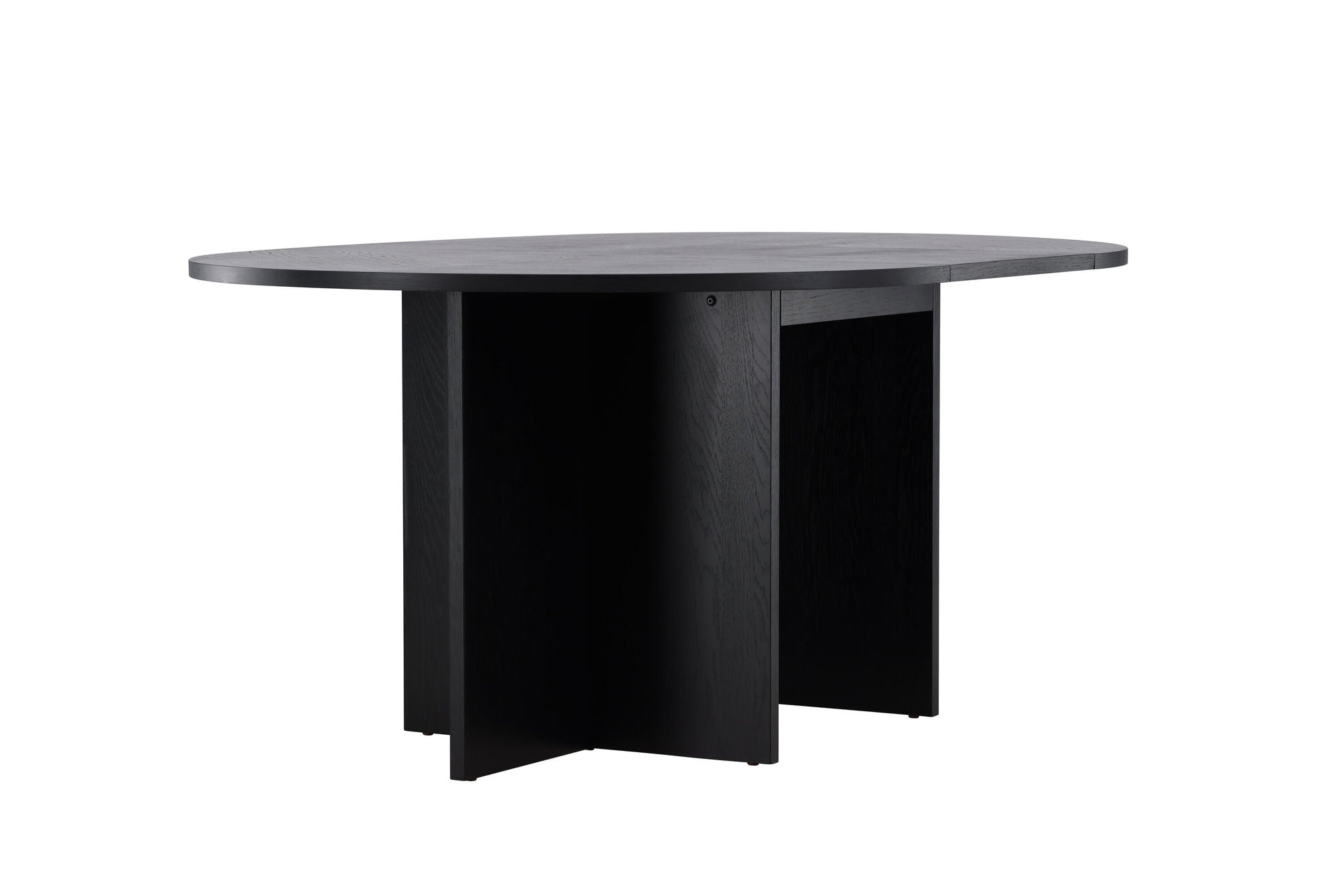 Venture Home Strada spisebord 120/170 x120x74 cm - Black / Oak Veneer