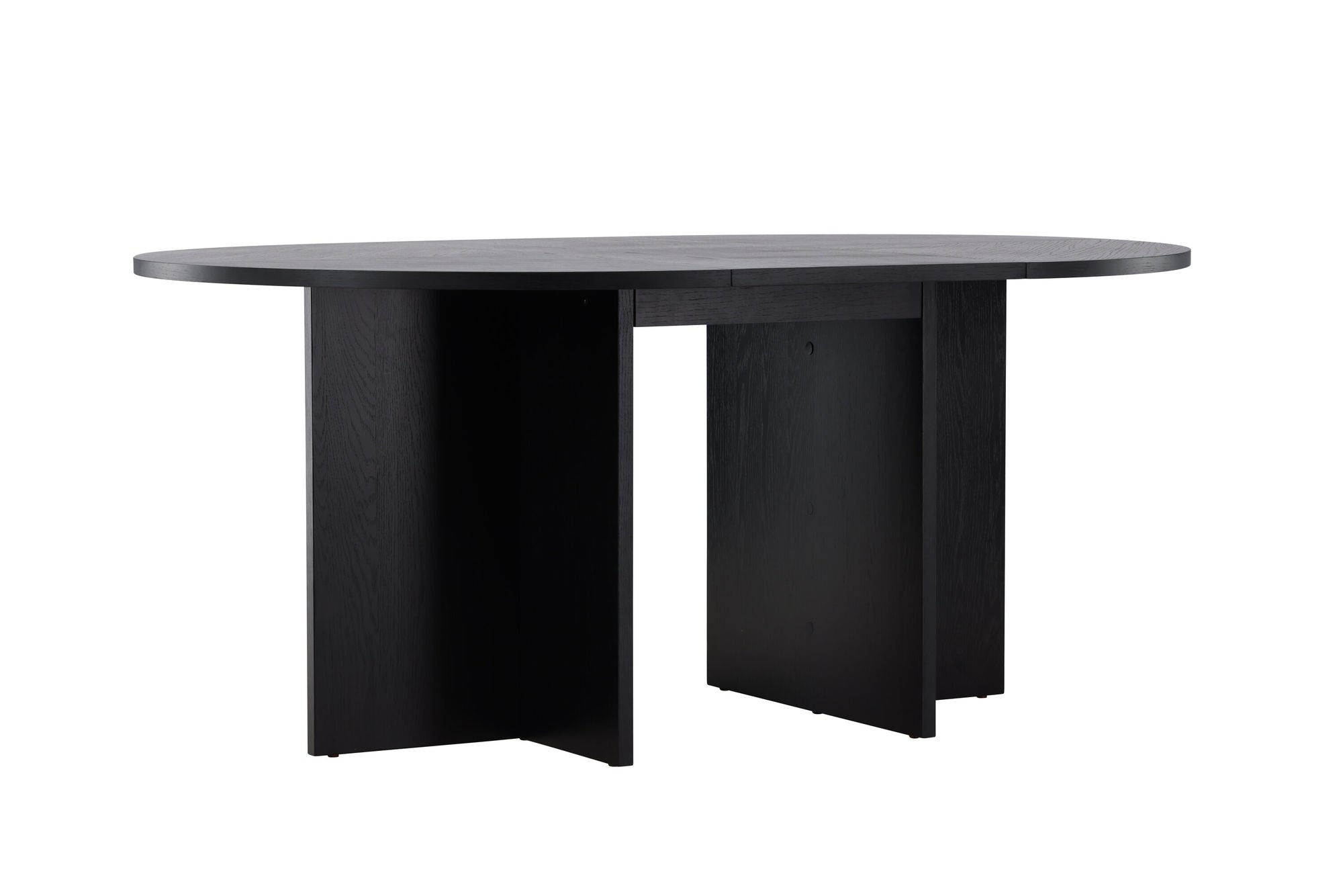 Venture Home Strada spisebord 120/170 x120x74 cm - Black / Oak Veneer