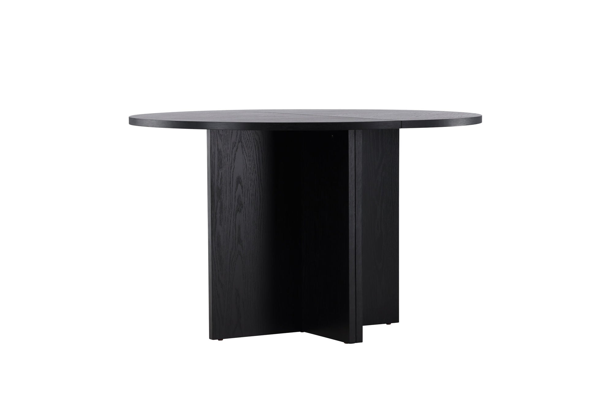 Venture Home Strada spisebord 120/170 x120x74 cm - Black / Oak Veneer