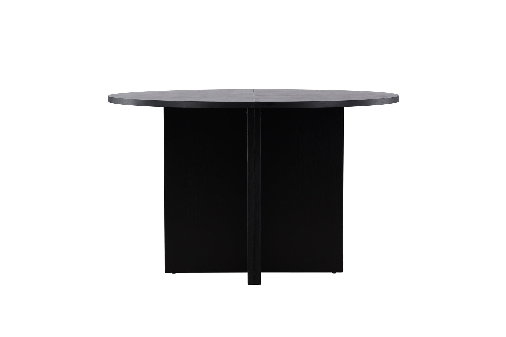 Venture Home Strada spisebord 120/170 x120x74 cm - Black / Oak Veneer