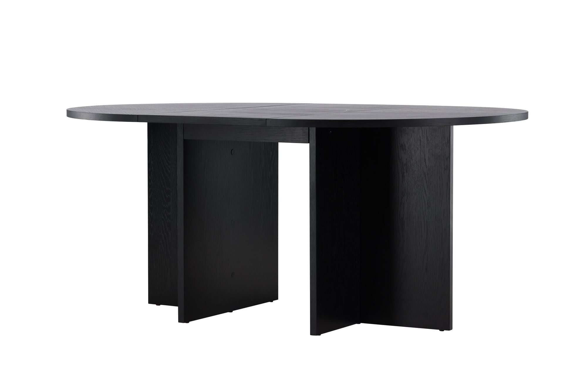 Venture Home Strada spisebord 120/170 x120x74 cm - Black / Oak Veneer