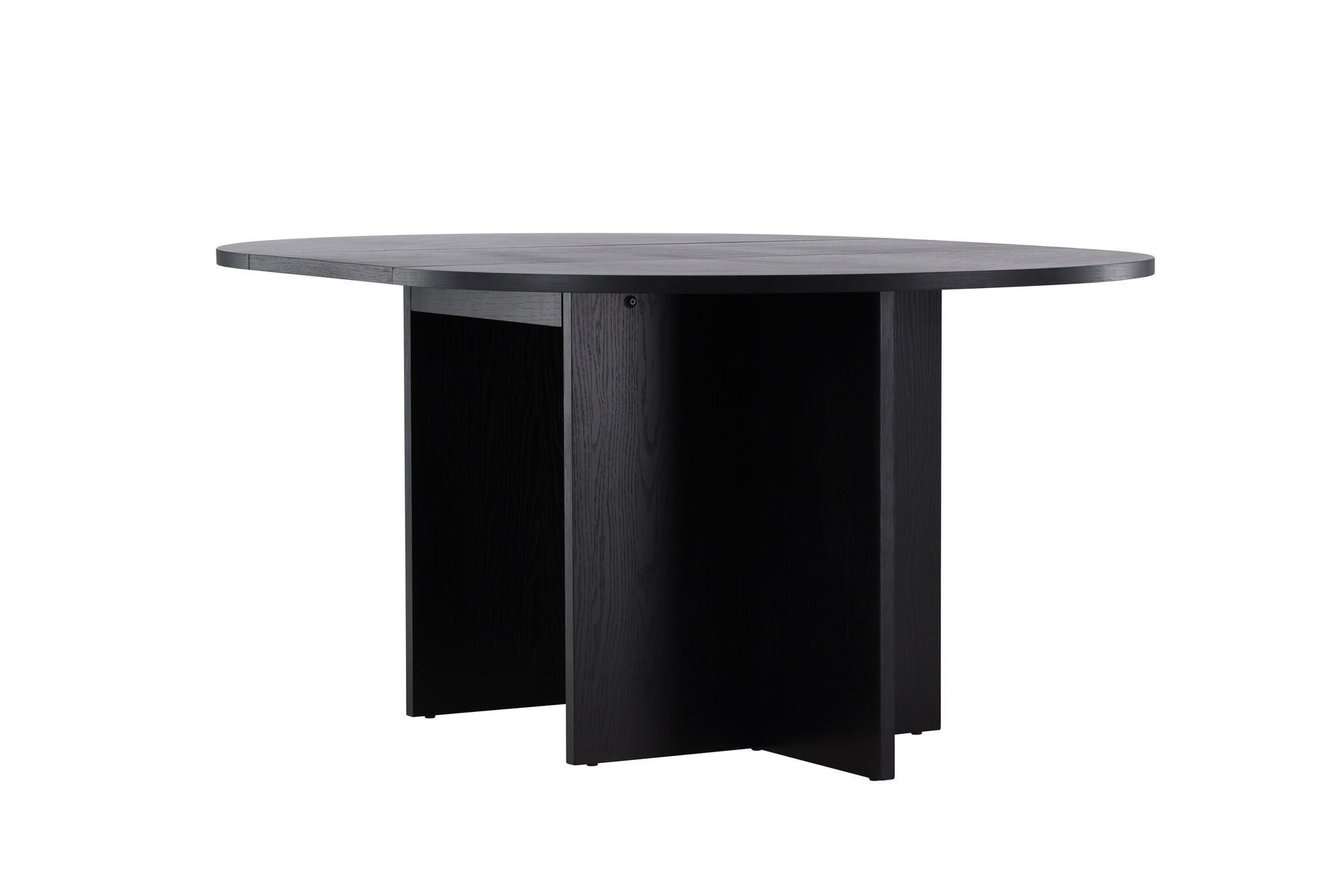 Venture Home Strada spisebord 120/170 x120x74 cm - Black / Oak Veneer