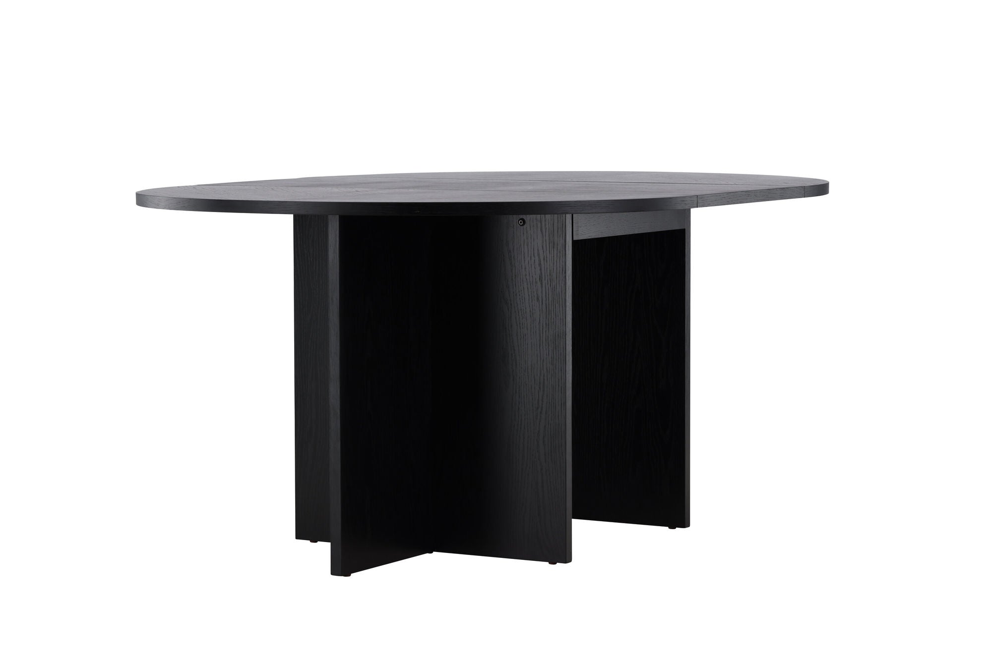 Venture Home Strada spisebord 120/170 x120x74 cm - Black / Oak Veneer
