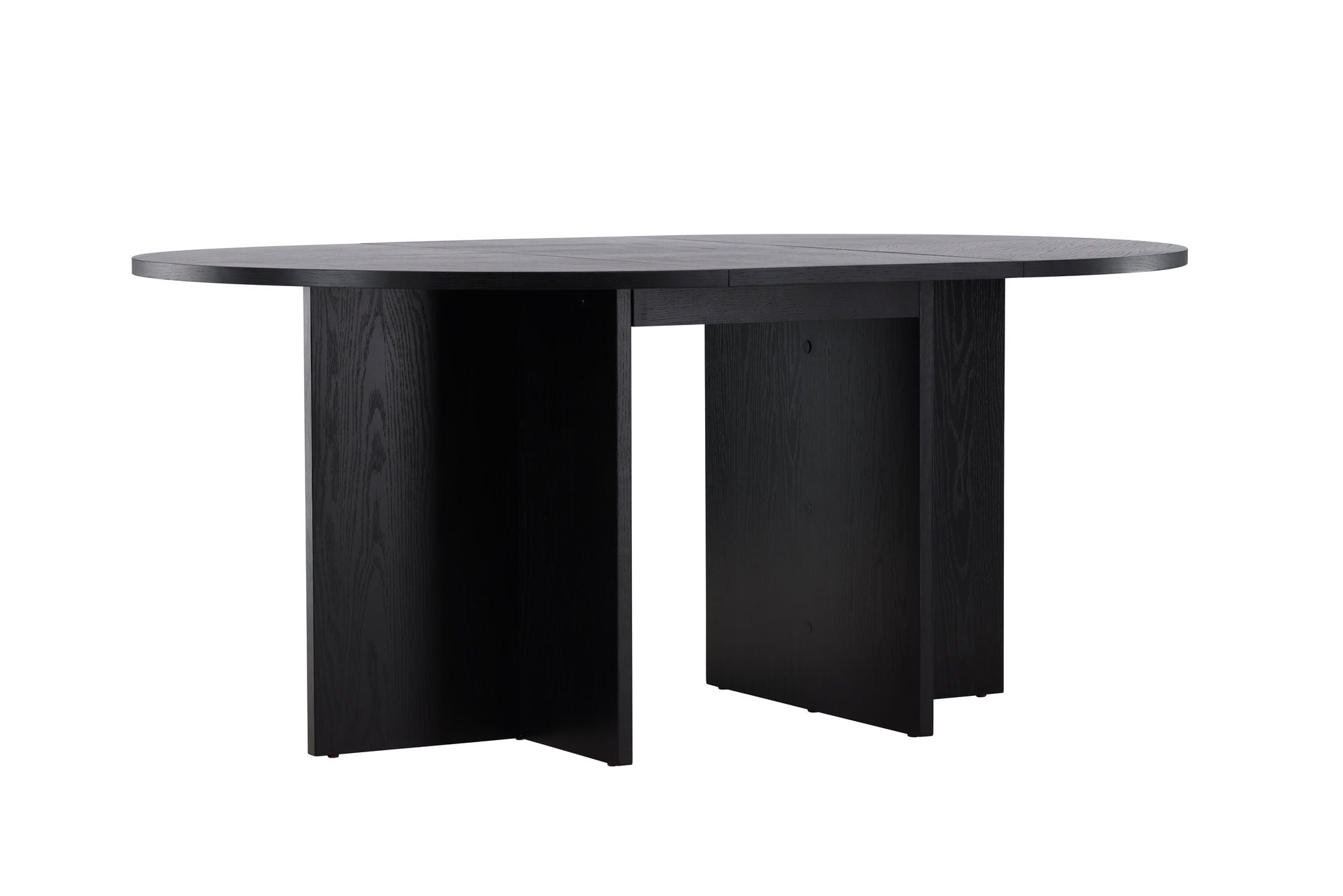 Venture Home Strada spisebord 120/170 x120x74 cm - Black / Oak Veneer