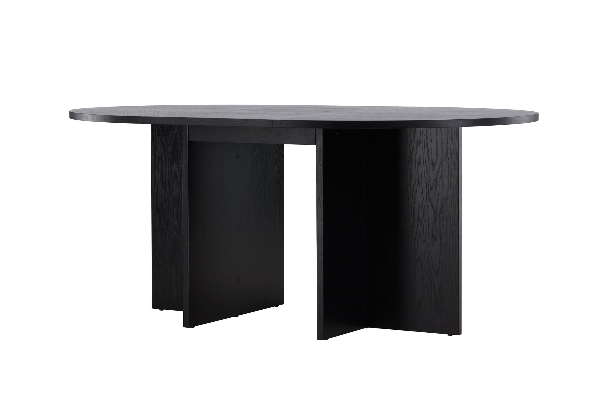 Venture Home Strada spisebord 120/170 x120x74 cm - Black / Oak Veneer