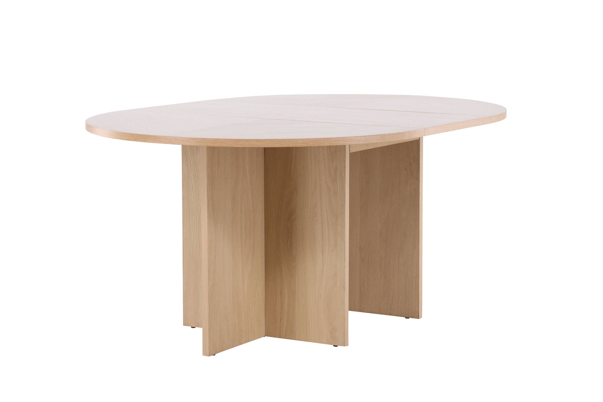 Venture Home Strada spisebord 120/170 x120x74 cm - Whitewash / Oak Veneer